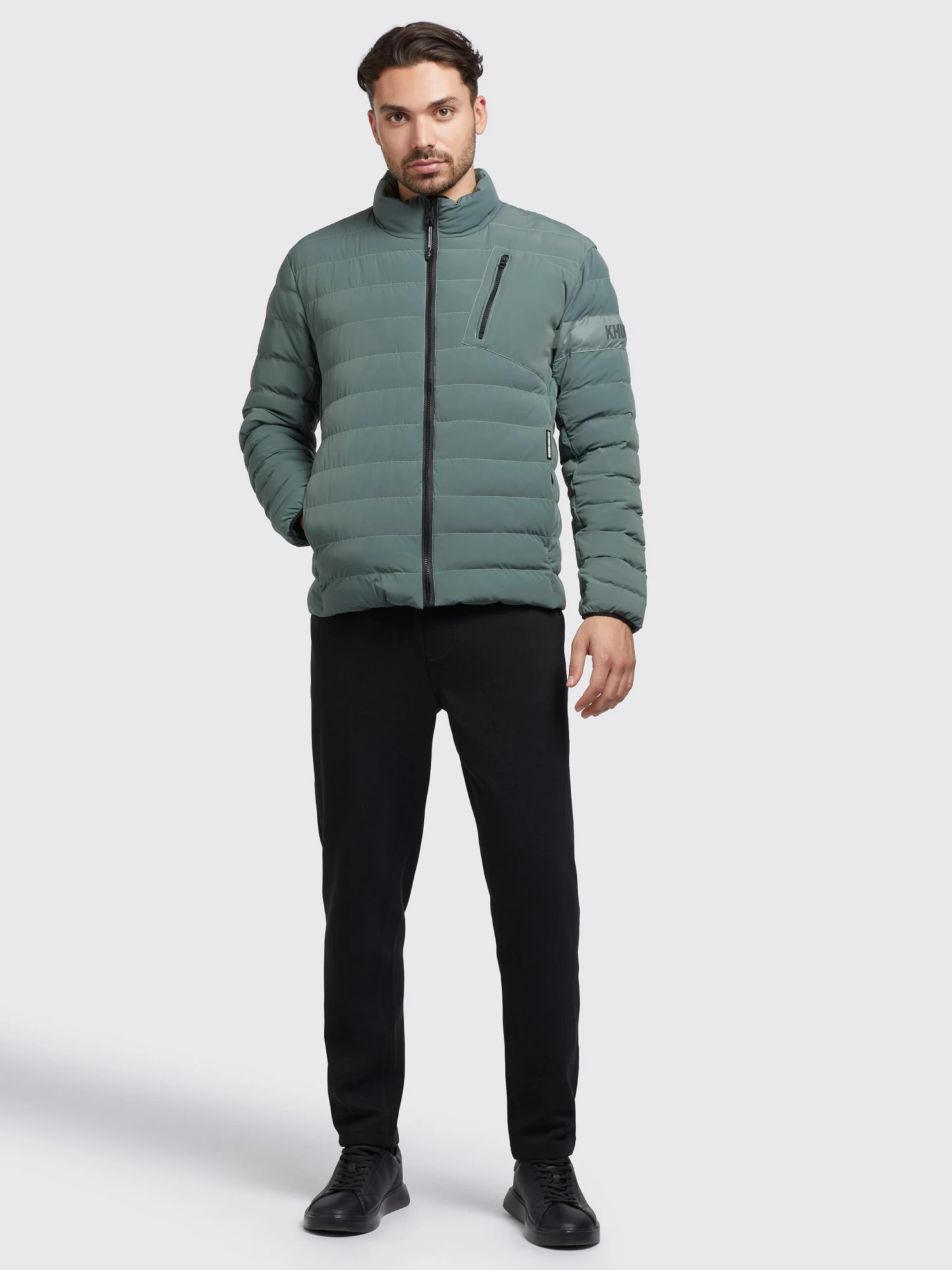 Khujo Vestes De Mi-saison Veste Mi-saison Percy Matt Homme Jade 3 Khujo Vestes De Mi-saison Veste Mi-saison Percy Matt Homme Jade - Image 3