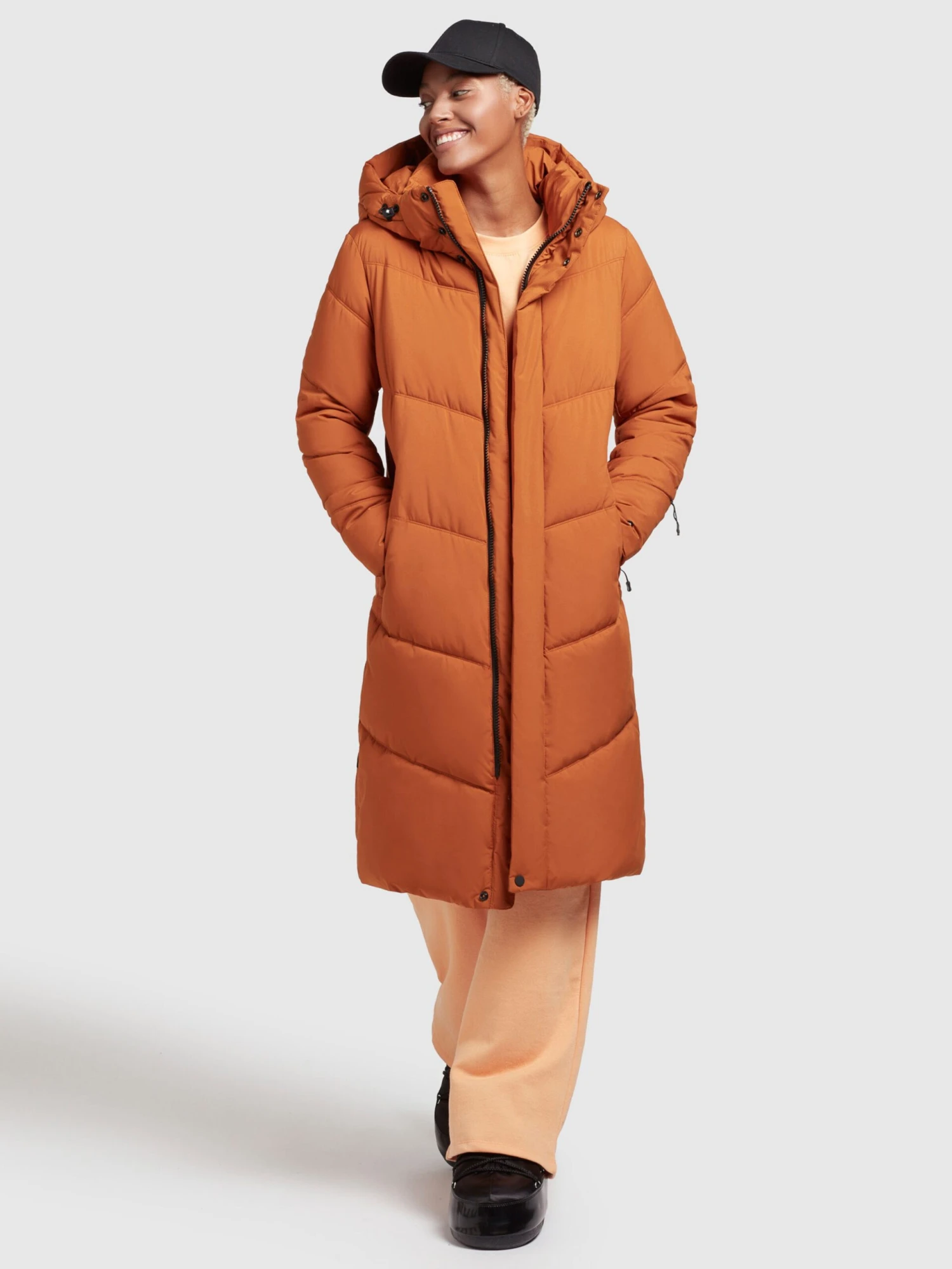 Khujo Manteaux Dhiver Manteau D’hiver Torino2 Femme Orange 6 Khujo Manteaux Dhiver Manteau D’hiver Torino2 Femme Orange - Image 6