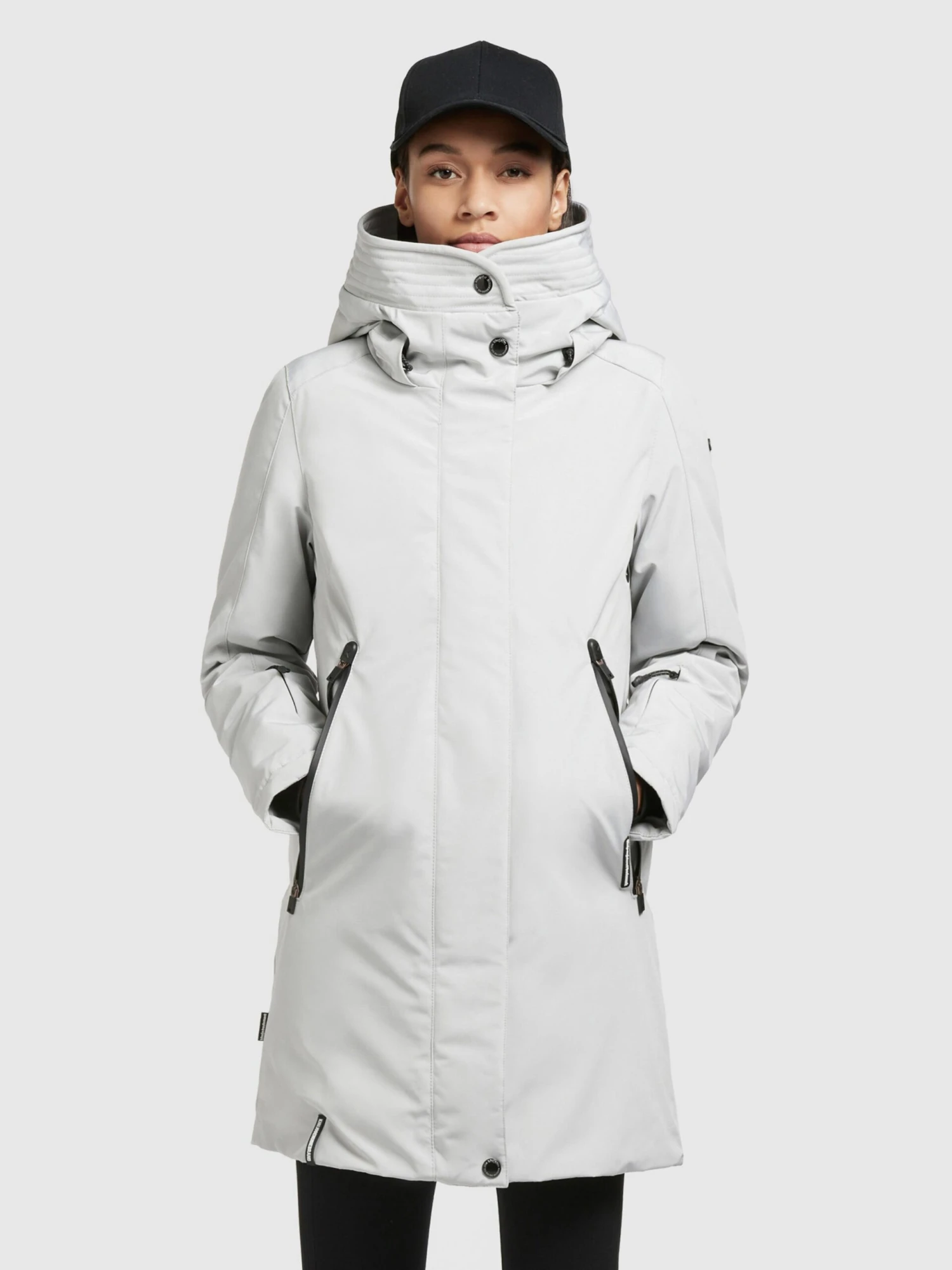 Khujo Vestes Dhiver Veste D’hiver Viona 3 Femme Gris Clair 2 Khujo Vestes Dhiver Veste D’hiver Viona 3 Femme Gris Clair - Image 2
