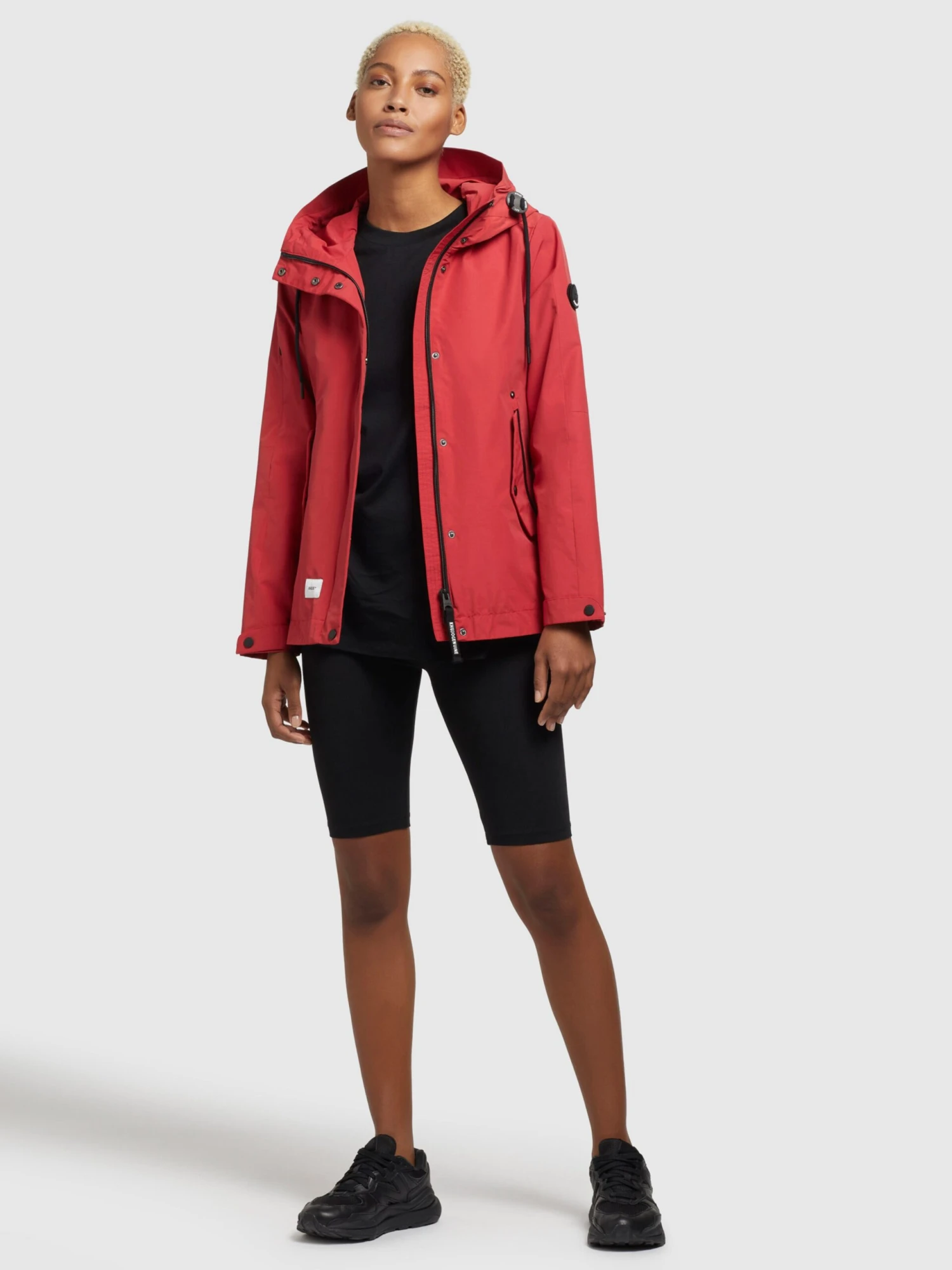 Khujo Vestes De Mi-saison Veste Mi-saison KAYA Femme Rouge 5 Khujo Vestes De Mi-saison Veste Mi-saison KAYA Femme Rouge - Image 5