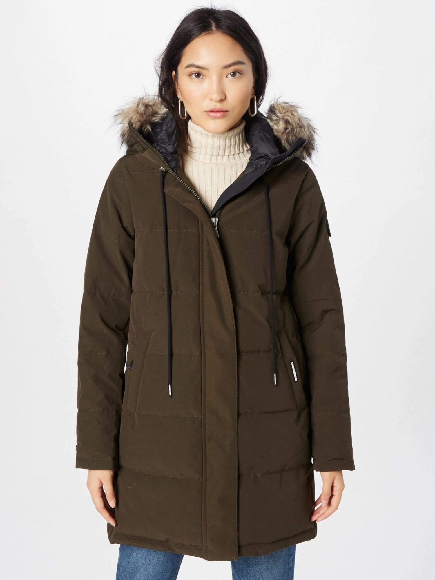 Khujo Manteaux Dhiver Manteau D’hiver Cloren Femme Olive 2 Khujo Manteaux Dhiver Manteau D’hiver Cloren Femme Olive - Image 2