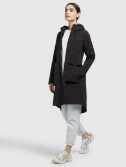Khujo Parkas Parka Mi-saison Femme Noir 10 Khujo Parkas Parka Mi-saison Femme Noir -Khujo Boutique 86564c3b2081c5bbaac2936f6546cb9a