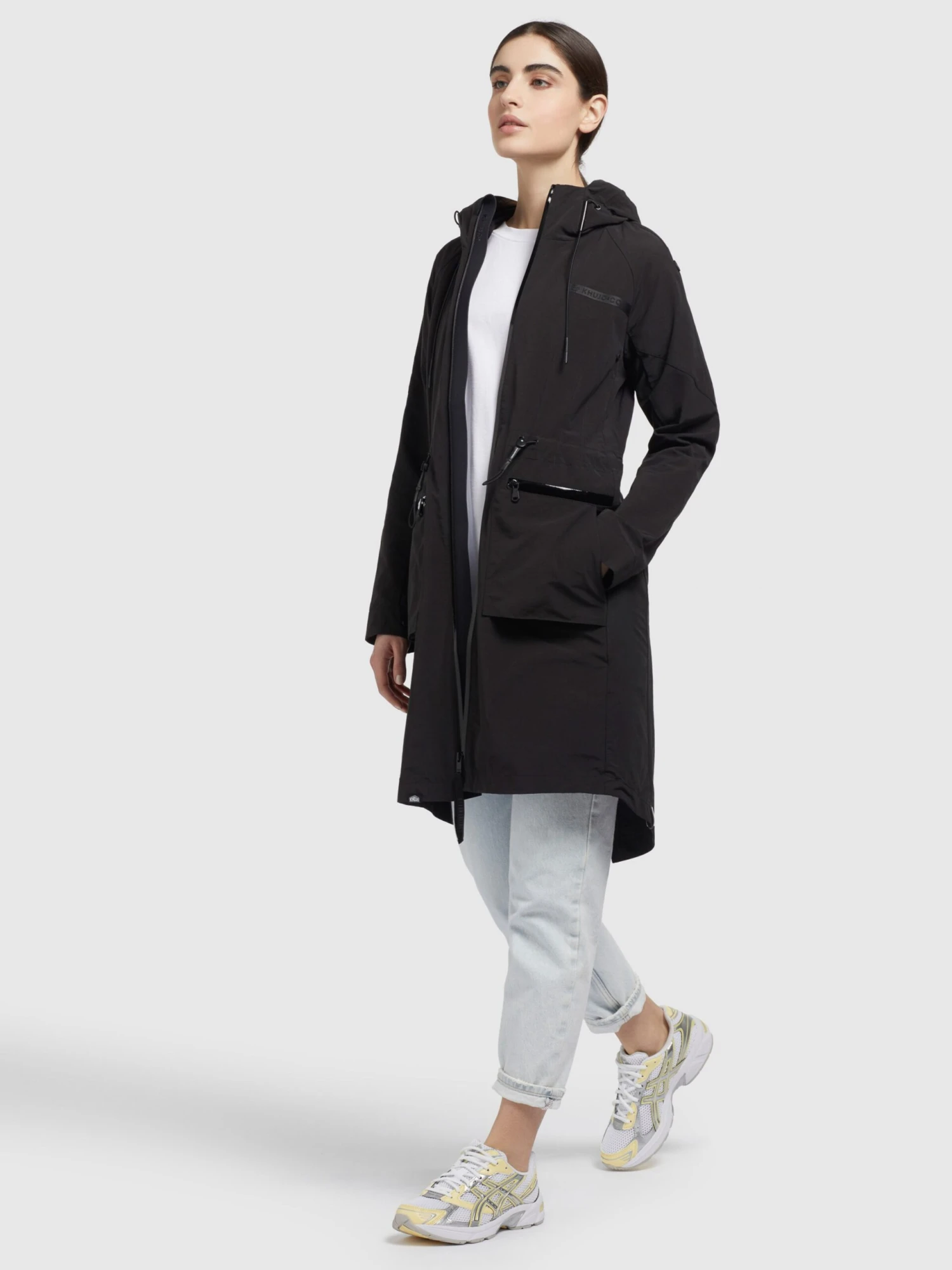Khujo Parkas Parka Mi-saison Femme Noir 3 Khujo Parkas Parka Mi-saison Femme Noir - Image 3