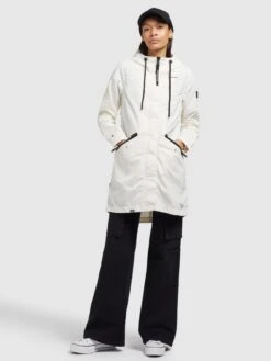 Khujo Manteaux De Mi-saison Manteau Mi-saison Games2 Femme Blanc -Khujo Boutique 873c313906e638f571337d74d7891b0a