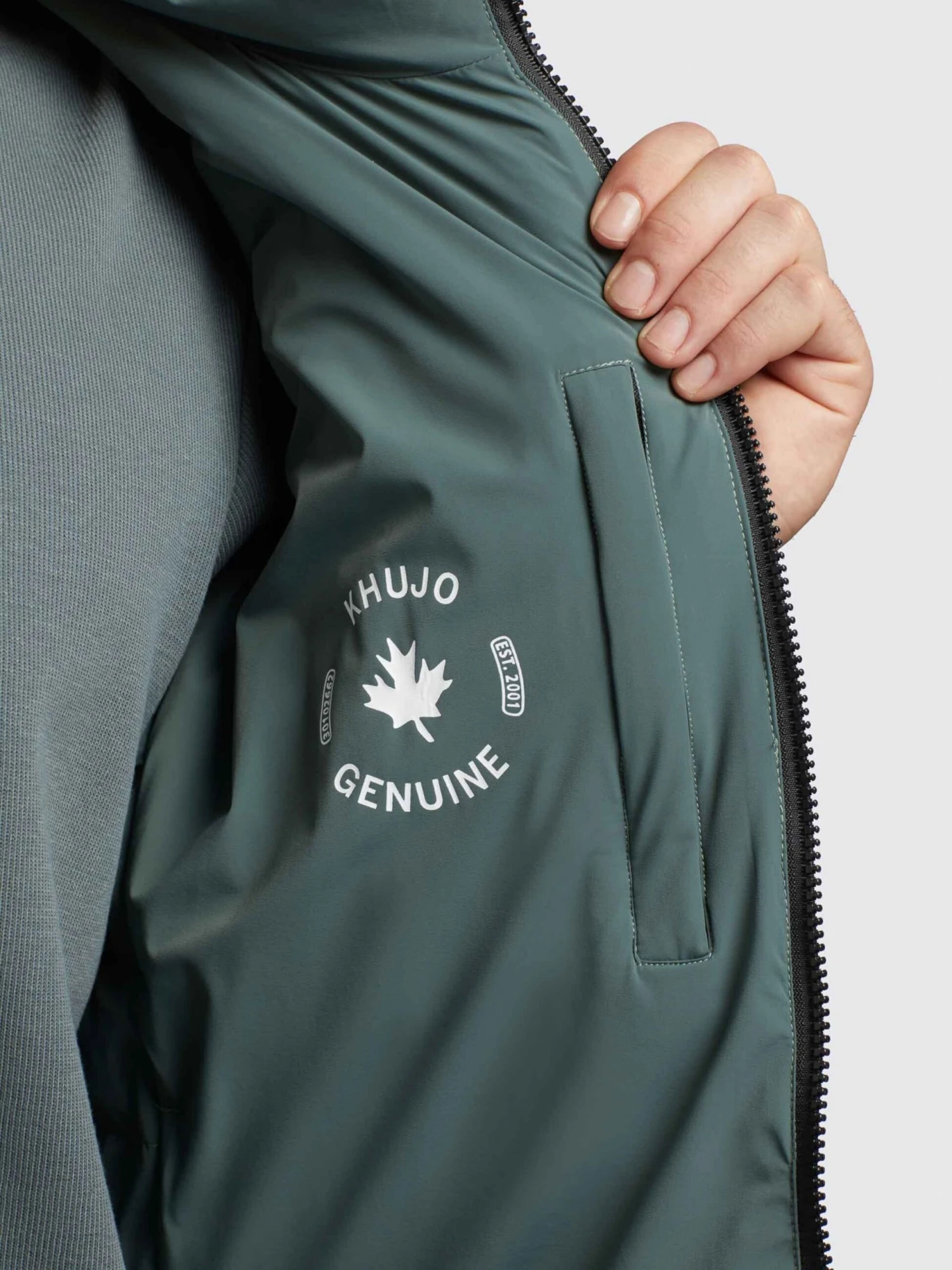 Khujo Vestes De Mi-saison Veste Mi-saison Percy Matt Homme Jade 8 Khujo Vestes De Mi-saison Veste Mi-saison Percy Matt Homme Jade - Image 8