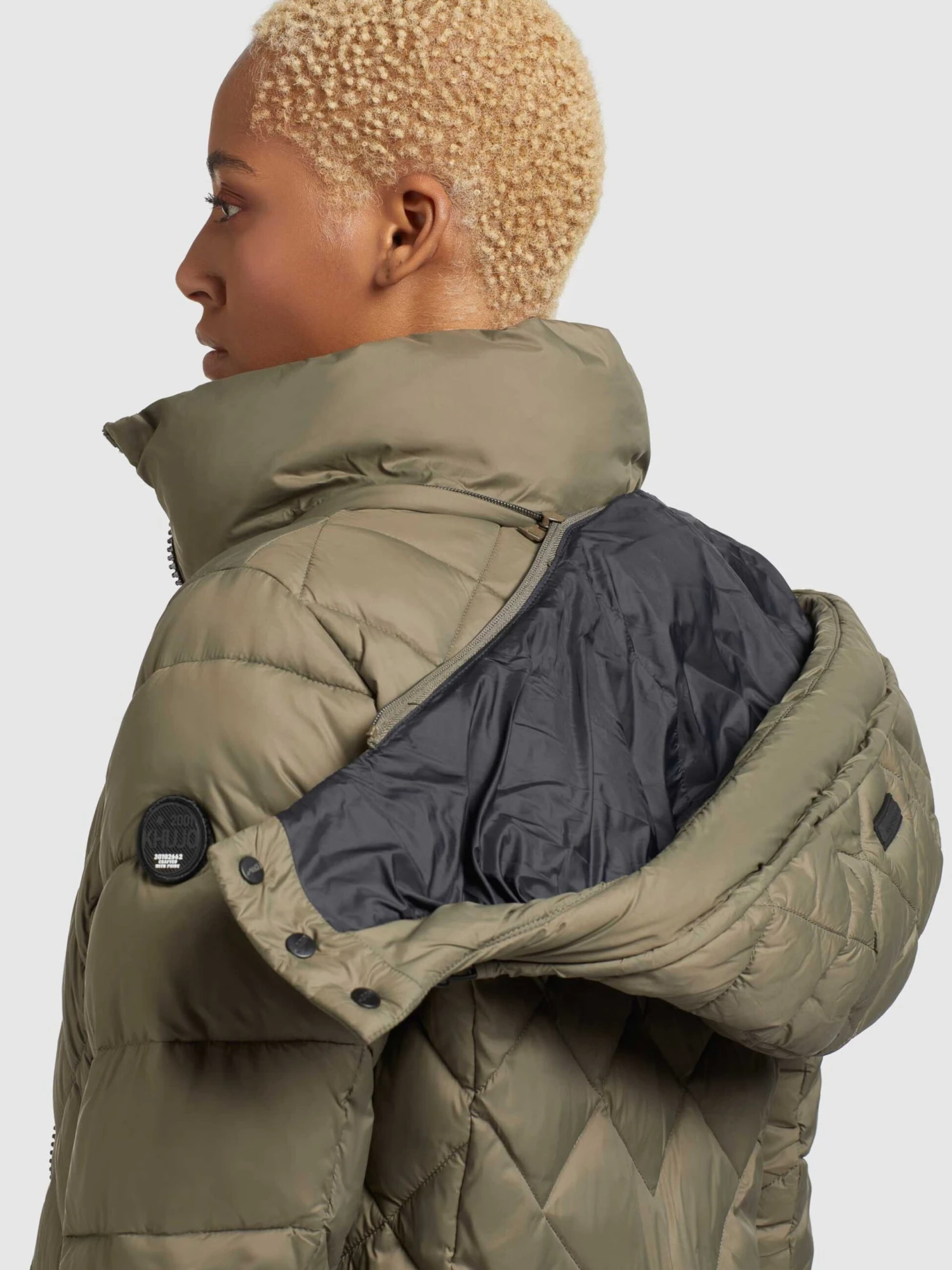 Khujo Manteaux De Mi-saison Manteau Mi-saison Aneth Femme Kaki 8 Khujo Manteaux De Mi-saison Manteau Mi-saison Aneth Femme Kaki - Image 8