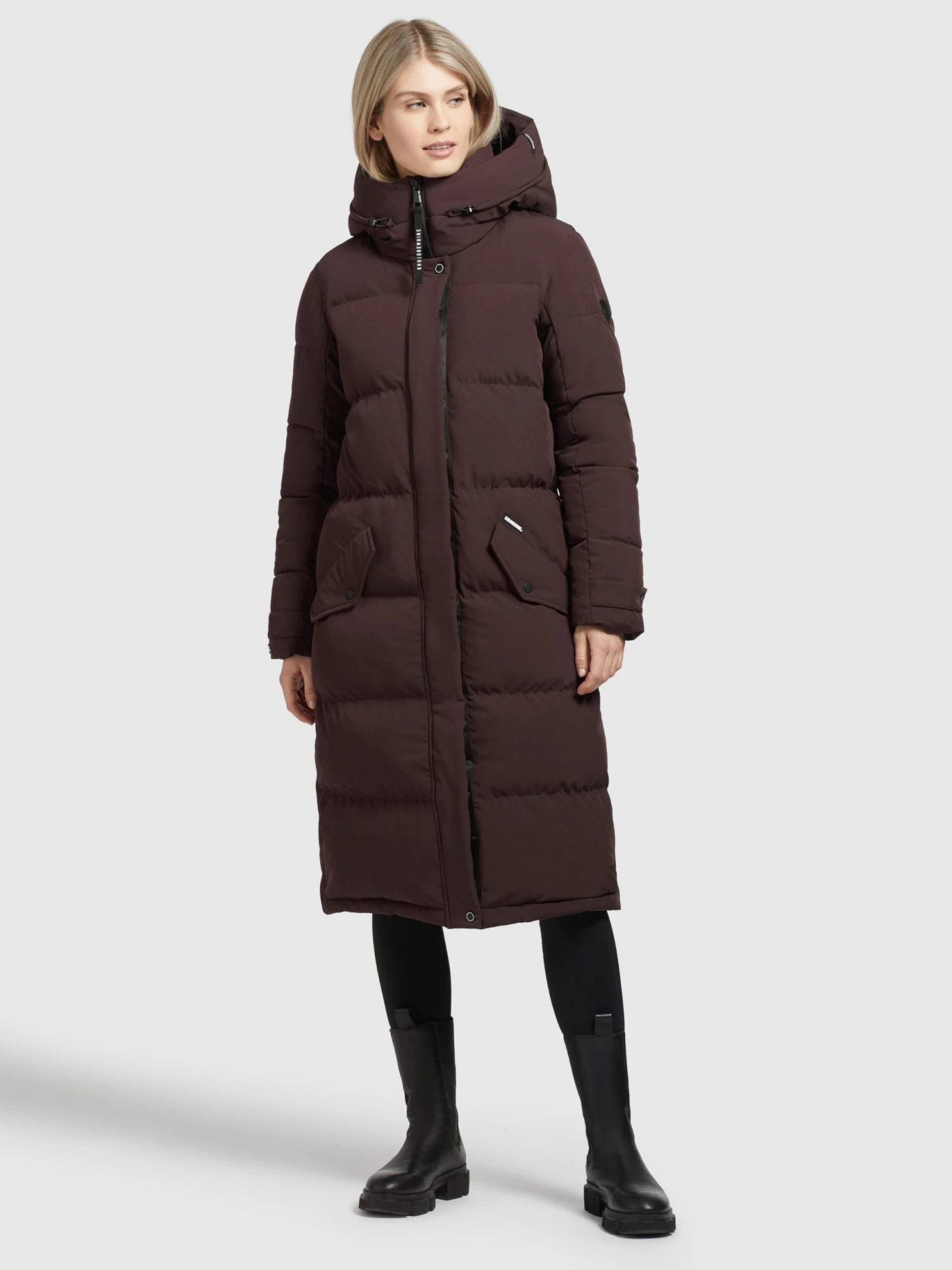 Khujo Manteaux Dhiver Manteau D’hiver Dakota Femme Lie De Vin 6 Khujo Manteaux Dhiver Manteau D’hiver Dakota Femme Lie De Vin - Image 6