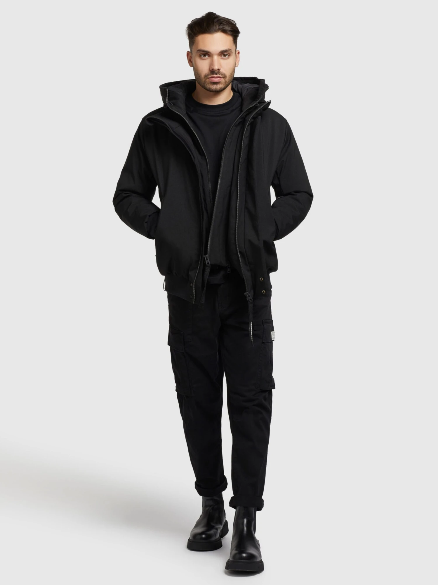 Khujo Vestes Dhiver Veste D’hiver Wayer Homme Noir 6 Khujo Vestes Dhiver Veste D’hiver Wayer Homme Noir - Image 6