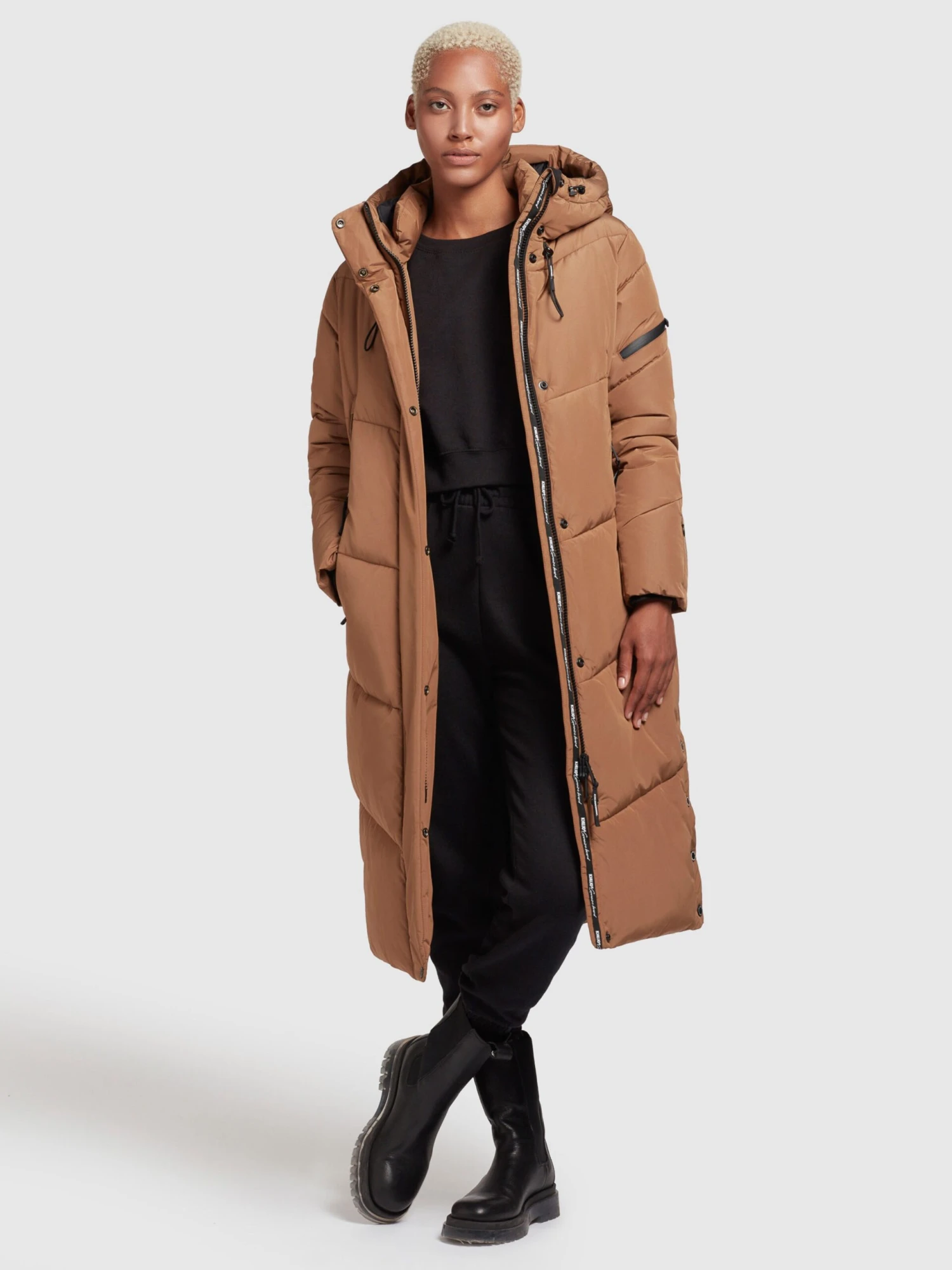 Khujo Manteaux De Mi-saison Manteau Mi-saison Sonje Femme Caramel 6 Khujo Manteaux De Mi-saison Manteau Mi-saison Sonje Femme Caramel - Image 6