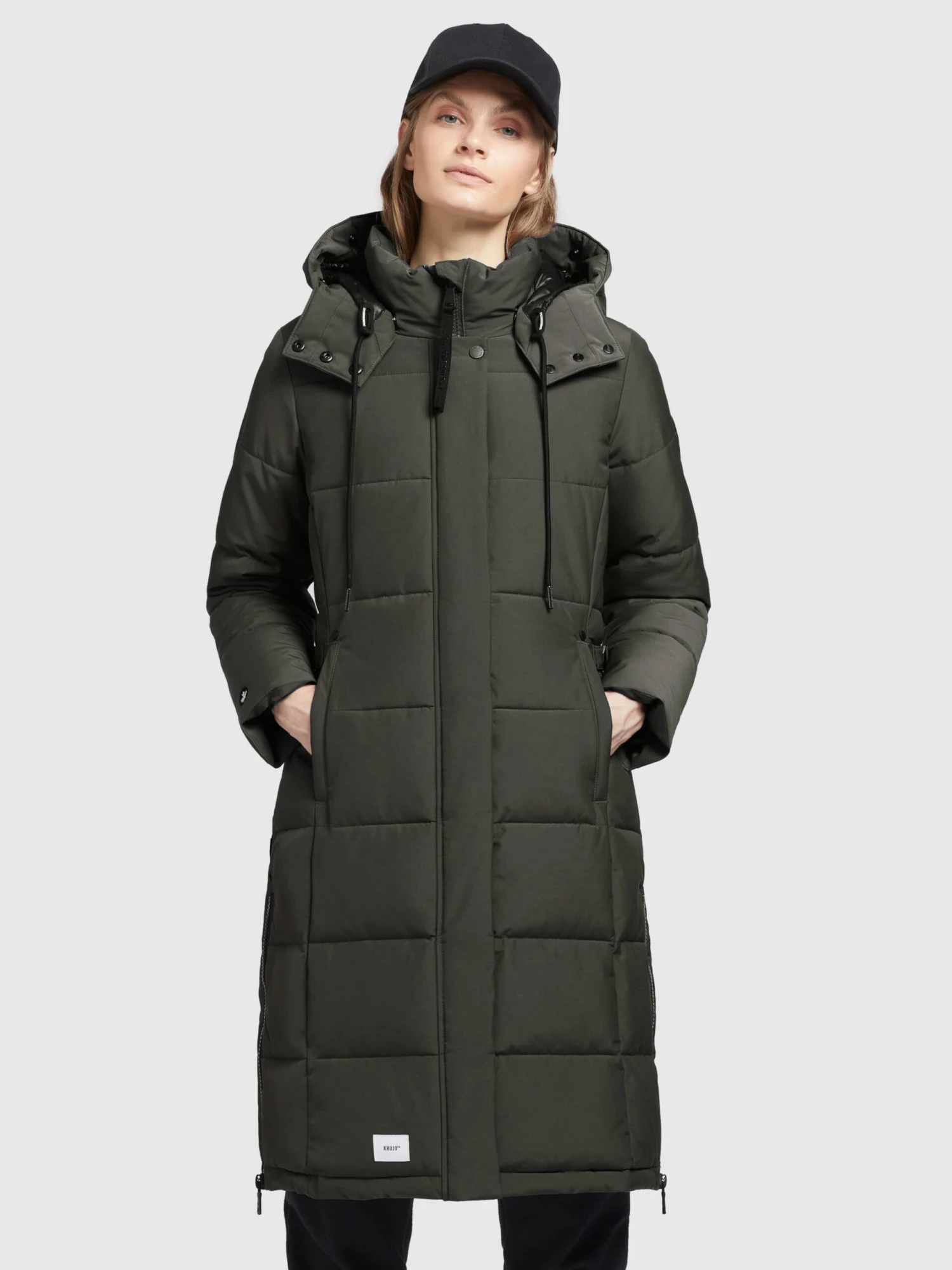 Khujo Manteaux Dhiver Manteau D’hiver Cliv Femme Vert Foncé 2 Khujo Manteaux Dhiver Manteau D’hiver Cliv Femme Vert Foncé - Image 2