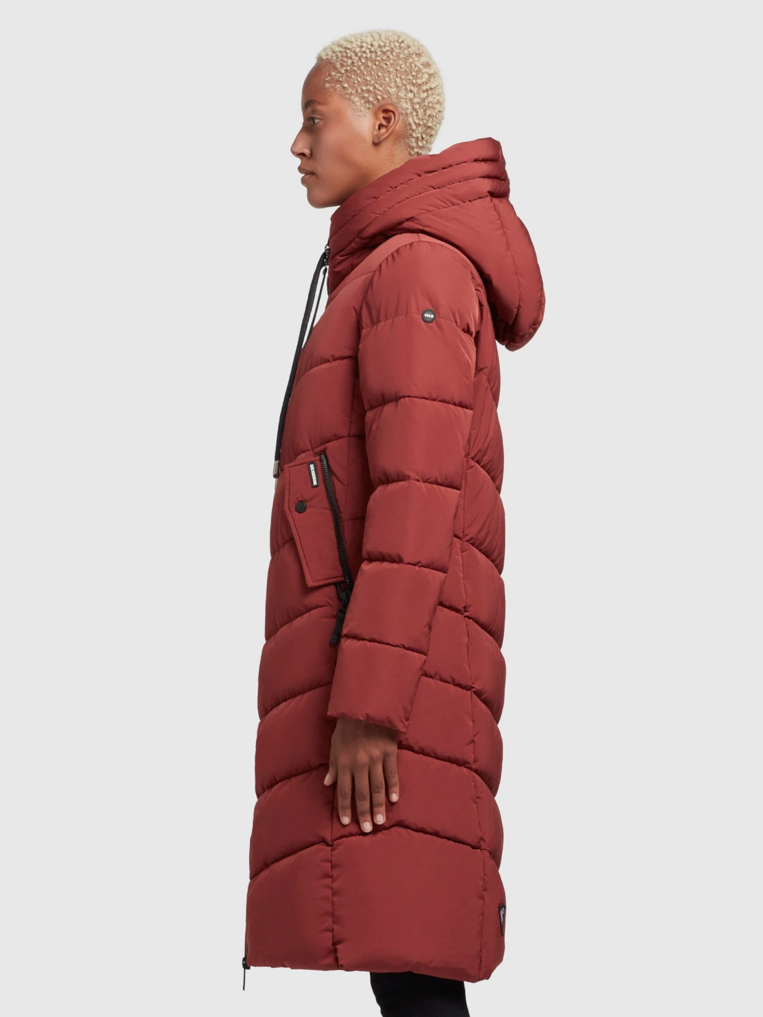 Khujo Manteaux Dhiver Manteau D’hiver Ayleena Femme Rouge Rouille 5 Khujo Manteaux Dhiver Manteau D’hiver Ayleena Femme Rouge Rouille - Image 5