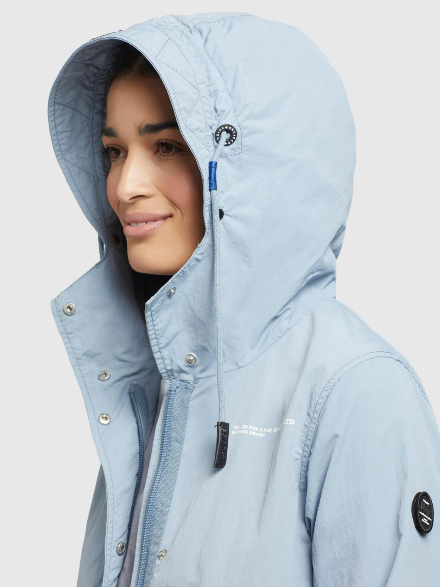 Khujo Vestes De Mi-saison Veste Mi-saison CAIMA Femme Bleu Clair 7 Khujo Vestes De Mi-saison Veste Mi-saison CAIMA Femme Bleu Clair - Image 7