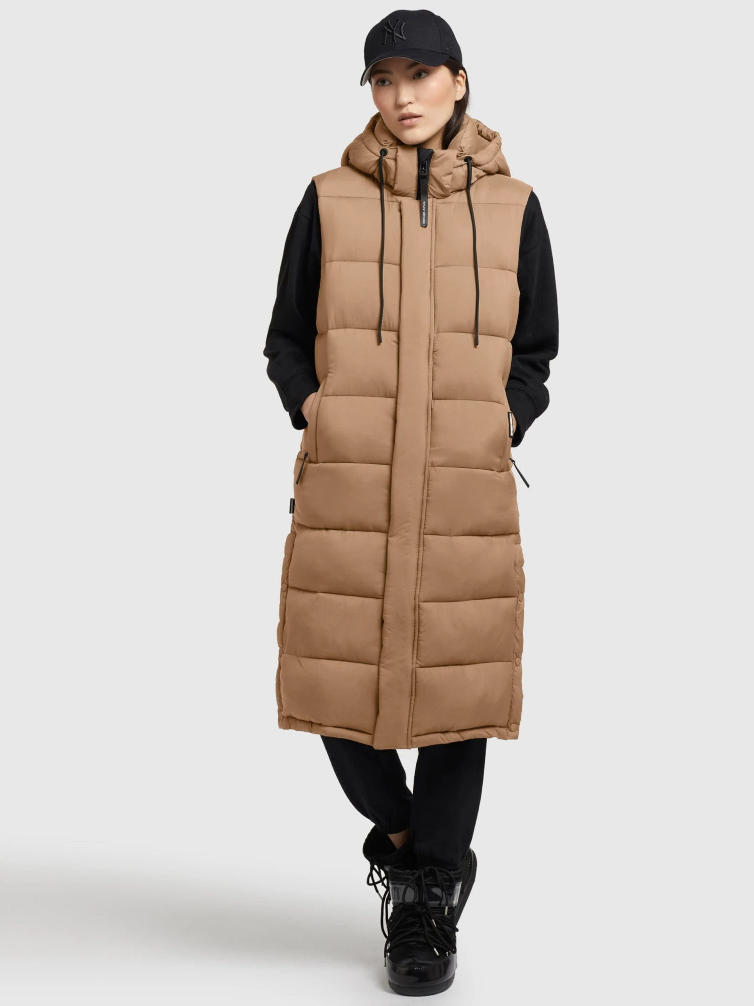 Khujo Vestes Sans Manches Gilet Tourin Femme Noisette 3 Khujo Vestes Sans Manches Gilet Tourin Femme Noisette - Image 3