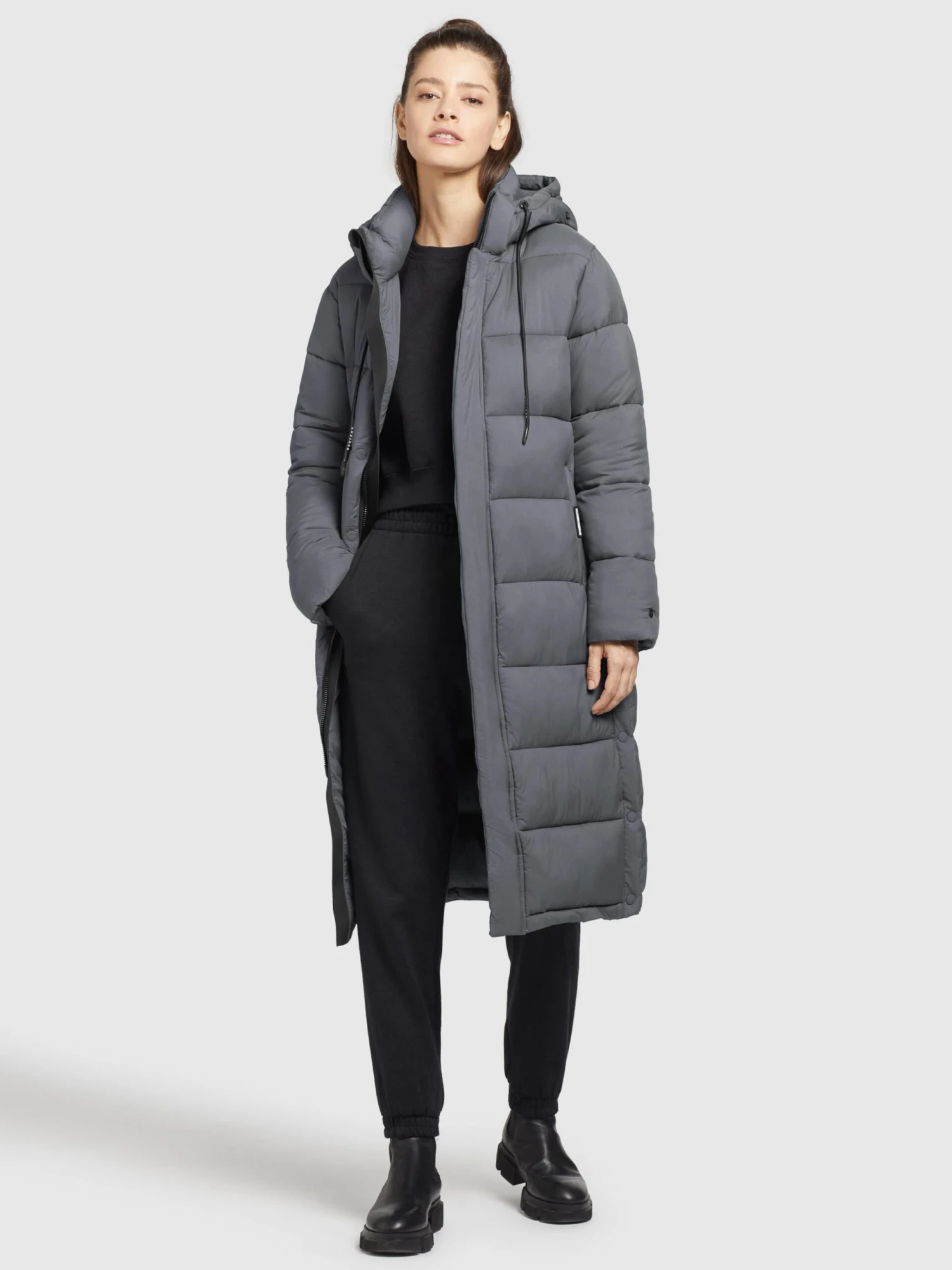 Khujo Manteaux Dhiver Manteau D’hiver Julina Femme Gris Foncé 6 Khujo Manteaux Dhiver Manteau D’hiver Julina Femme Gris Foncé - Image 6