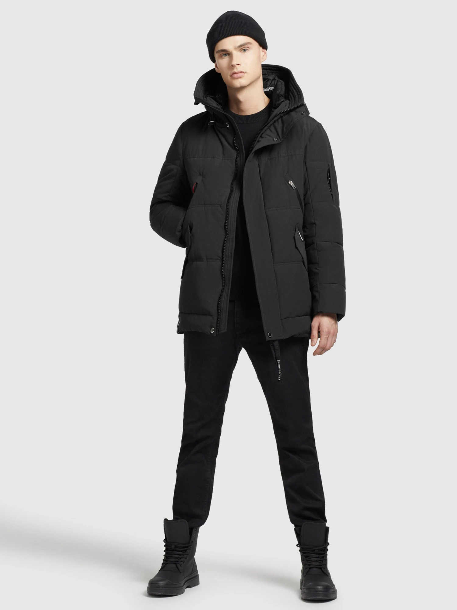 Khujo Vestes Dhiver Veste D’hiver Fank Homme Noir 3 Khujo Vestes Dhiver Veste D’hiver Fank Homme Noir - Image 3