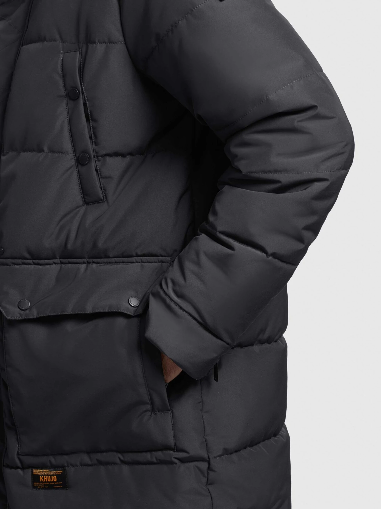 Khujo Vestes Dhiver Veste D’hiver Vivas Homme Gris Foncé 8 Khujo Vestes Dhiver Veste D’hiver Vivas Homme Gris Foncé - Image 8