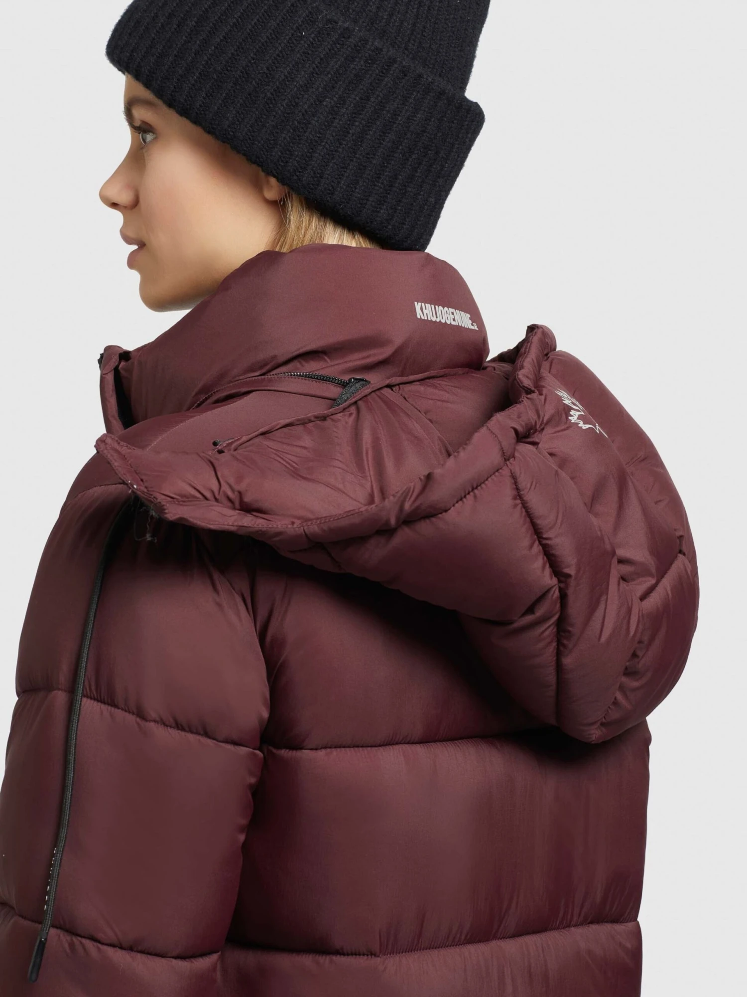 Khujo Manteaux Dhiver Manteau D’hiver Julina Femme Rouge Foncé 8 Khujo Manteaux Dhiver Manteau D’hiver Julina Femme Rouge Foncé - Image 8