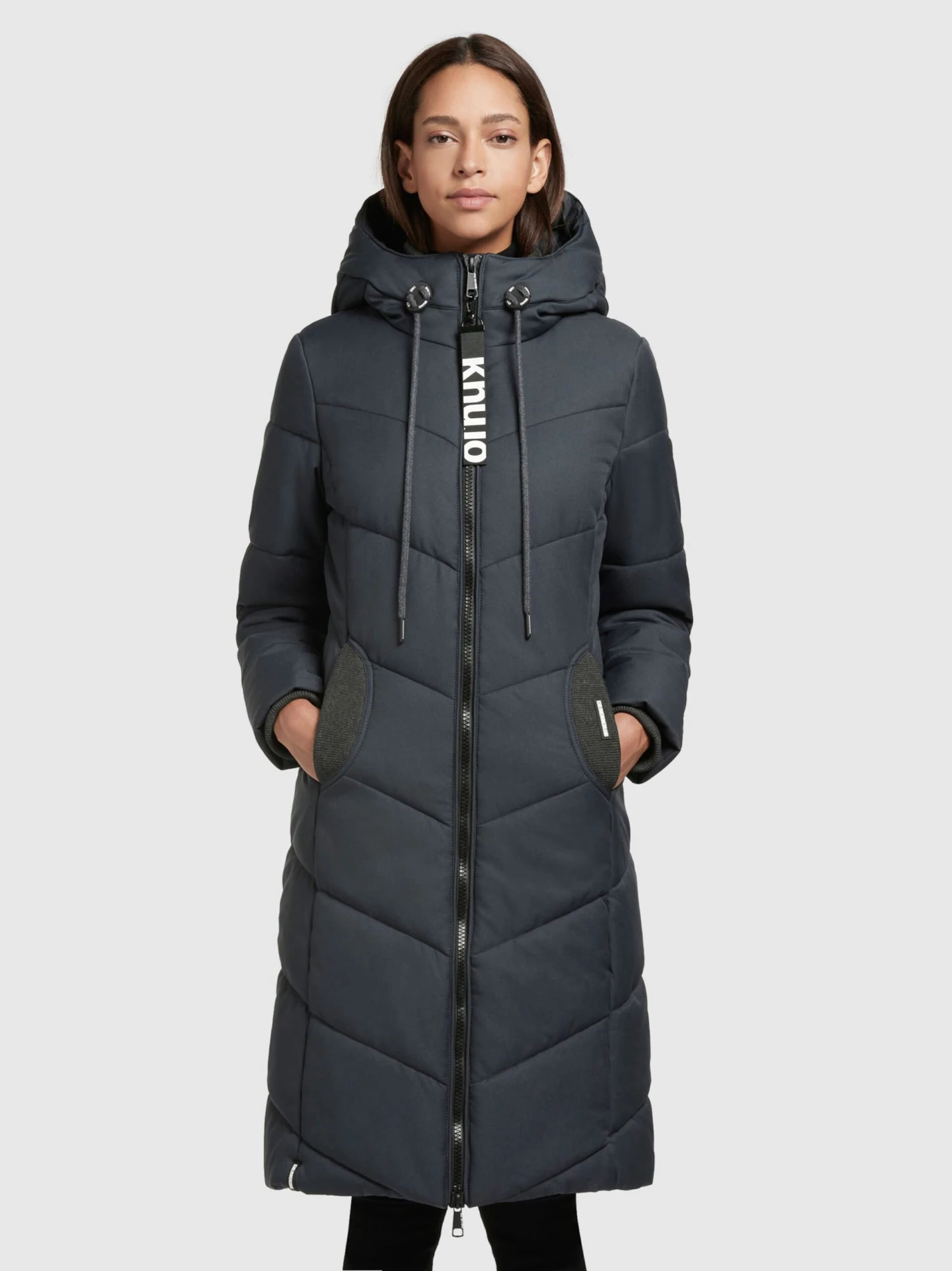 Khujo Manteaux Dhiver Manteau D’hiver Aribay Femme Bleu Nuit 2 Khujo Manteaux Dhiver Manteau D’hiver Aribay Femme Bleu Nuit - Image 2