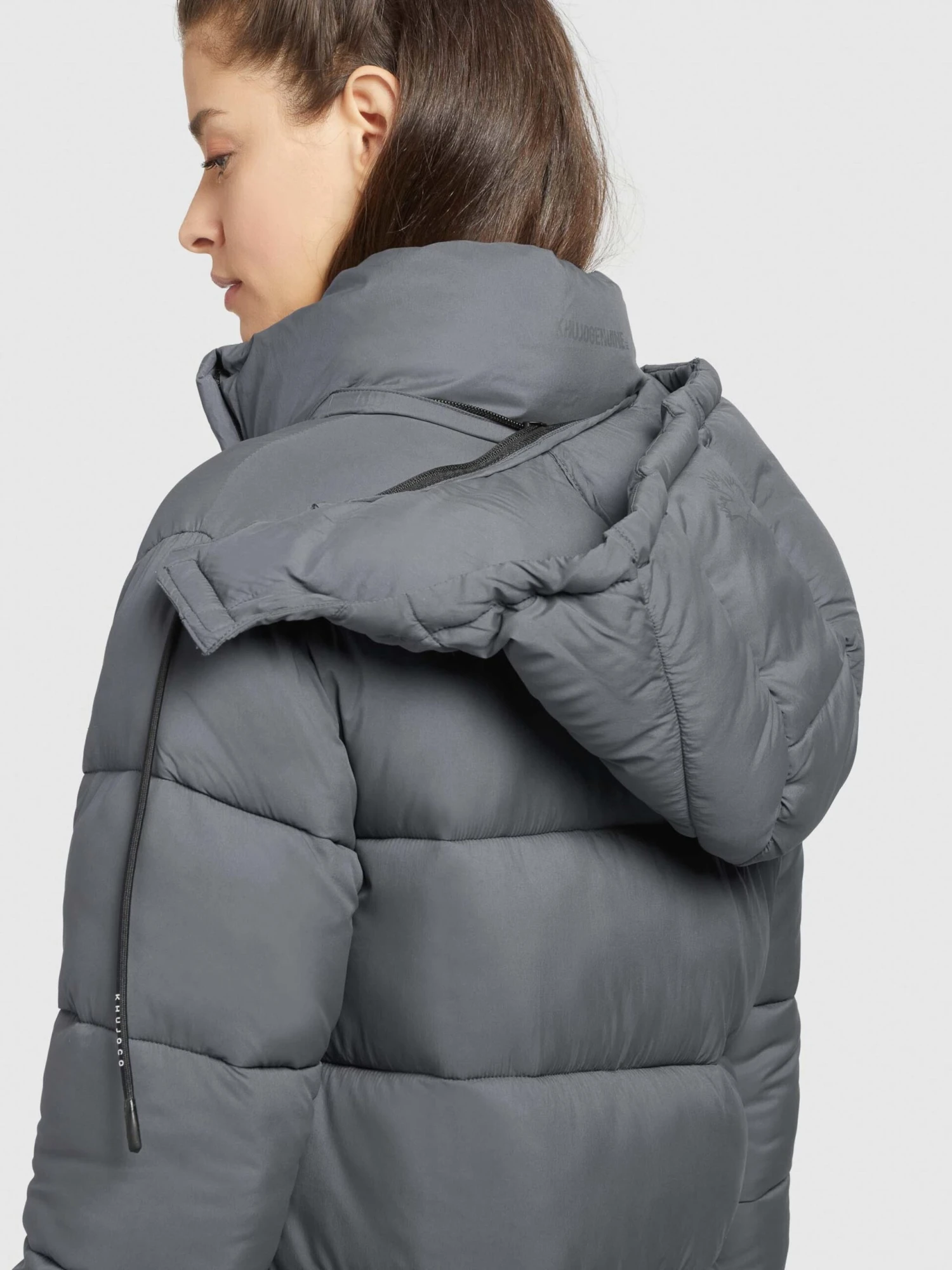 Khujo Manteaux Dhiver Manteau D’hiver Julina Femme Gris Foncé 8 Khujo Manteaux Dhiver Manteau D’hiver Julina Femme Gris Foncé - Image 8