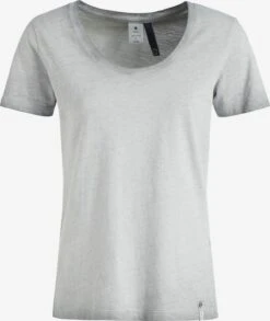 Khujo T-shirts T-shirt Pergola Femme Gris Foncé / Gris Chiné