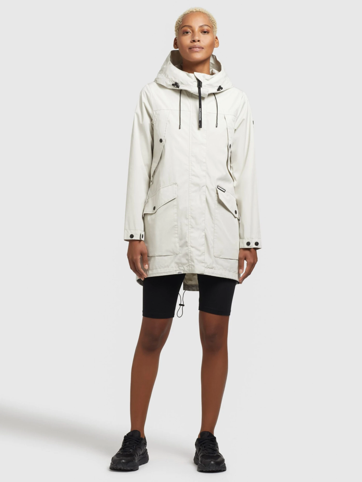 Khujo Manteaux De Mi-saison Manteau Mi-saison AIRA Femme Gris Clair 2 Khujo Manteaux De Mi-saison Manteau Mi-saison AIRA Femme Gris Clair - Image 2