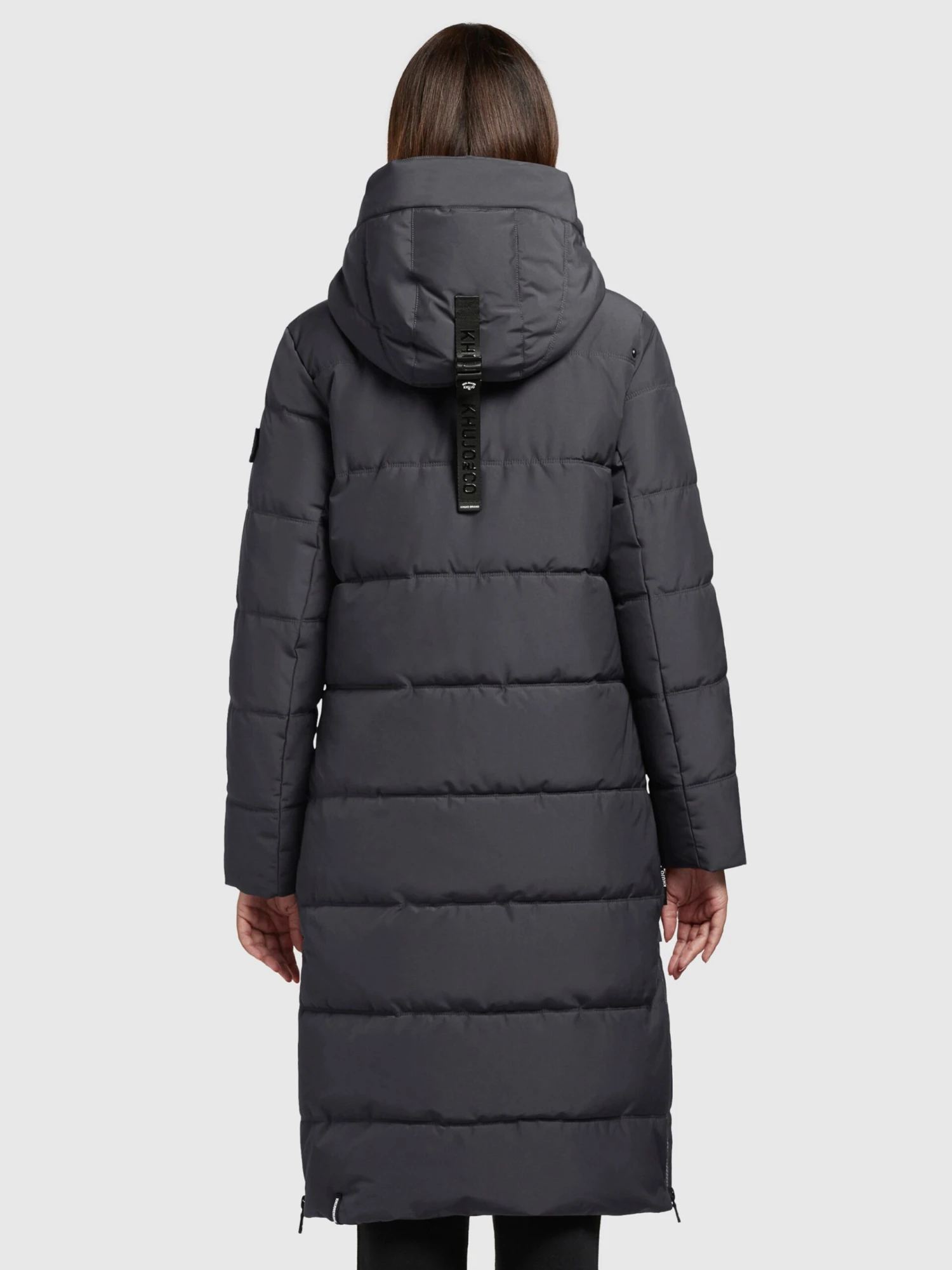 Khujo Manteaux Dhiver Manteau D’hiver Kleo Femme Gris Foncé 4 Khujo Manteaux Dhiver Manteau D’hiver Kleo Femme Gris Foncé - Image 4