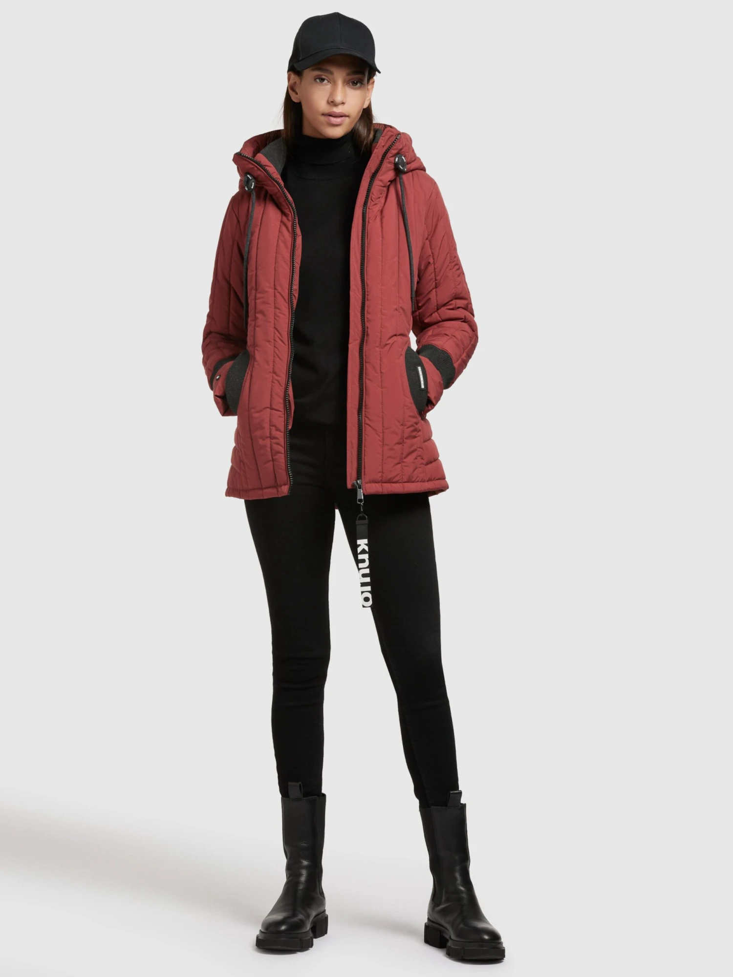 Khujo Vestes Dhiver Veste D’hiver Tweety Femme Rouge Rouille 6 Khujo Vestes Dhiver Veste D’hiver Tweety Femme Rouge Rouille - Image 6