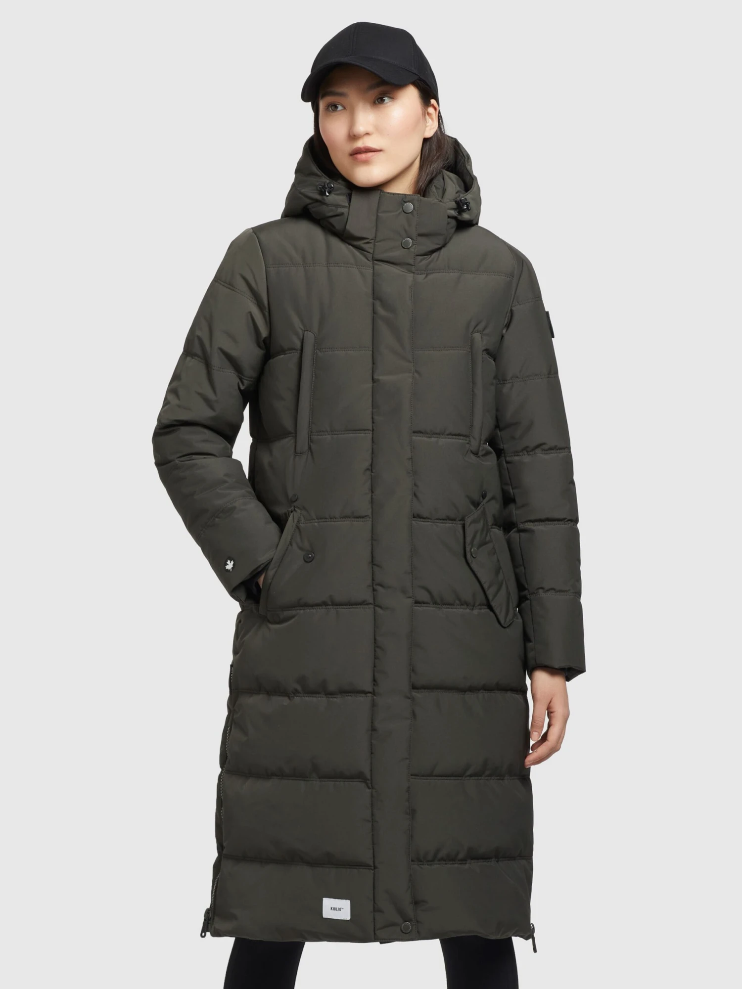 Khujo Manteaux Dhiver Manteau D’hiver Kleo Femme Vert Foncé 2 Khujo Manteaux Dhiver Manteau D’hiver Kleo Femme Vert Foncé - Image 2