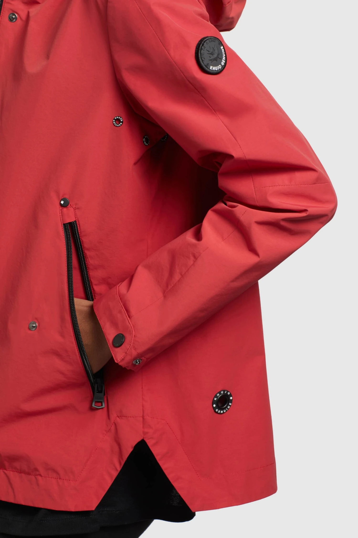 Khujo Vestes De Mi-saison Veste Mi-saison KAYA Femme Rouge 8 Khujo Vestes De Mi-saison Veste Mi-saison KAYA Femme Rouge - Image 8