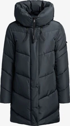 Khujo Vestes Dhiver Veste D’hiver Jordis 4 Femme Bleu Foncé
