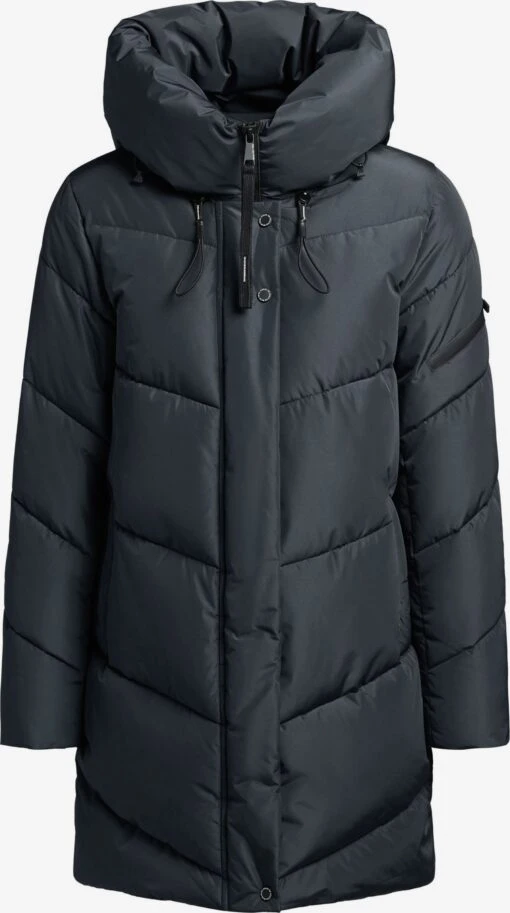 Khujo Vestes Dhiver Veste D’hiver Jordis 4 Femme Bleu Foncé