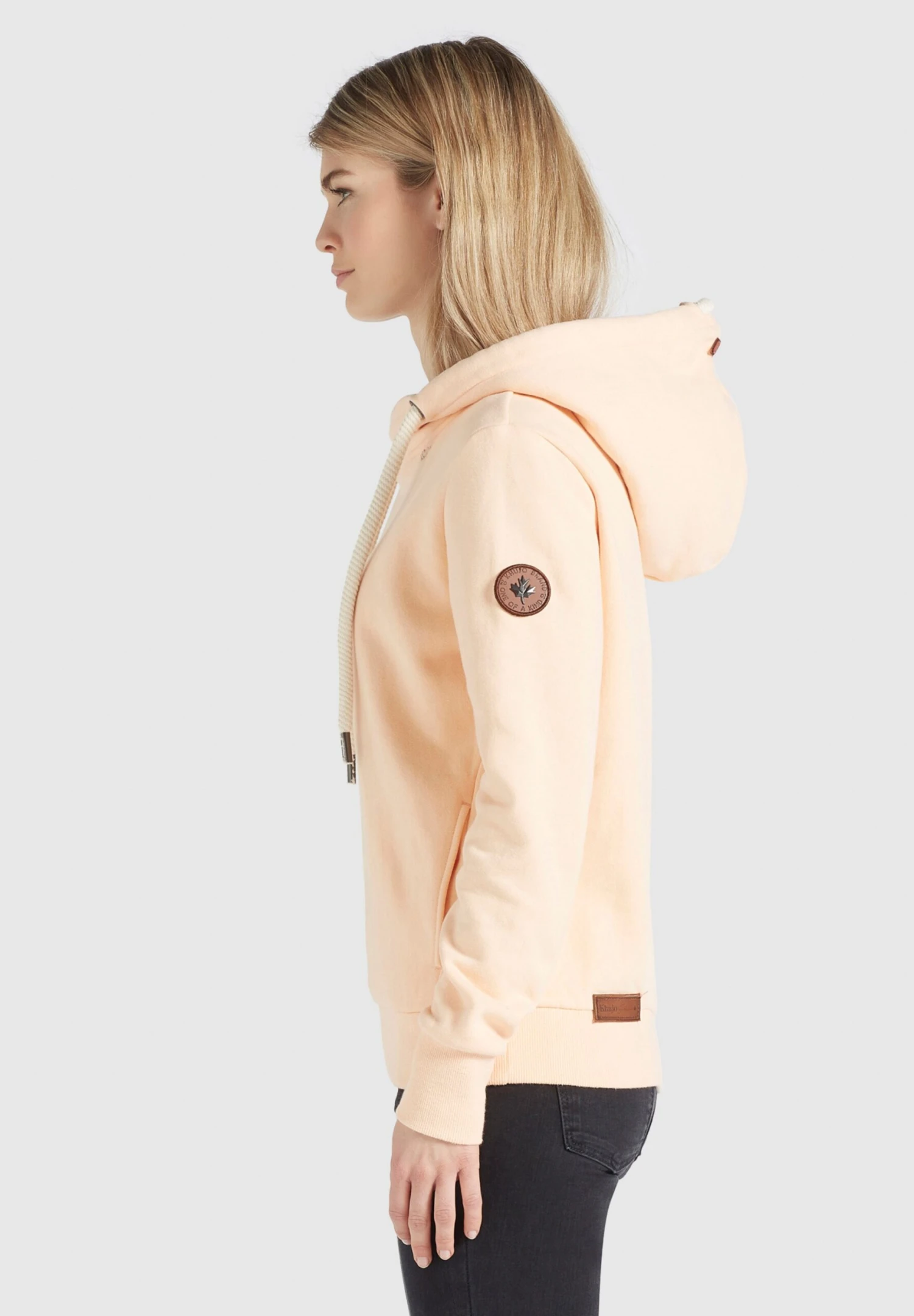 Khujo Sweats à Capuche Sweat-shirt Tesia Femme Pêche 4 Khujo Sweats à Capuche Sweat-shirt Tesia Femme Pêche - Image 4