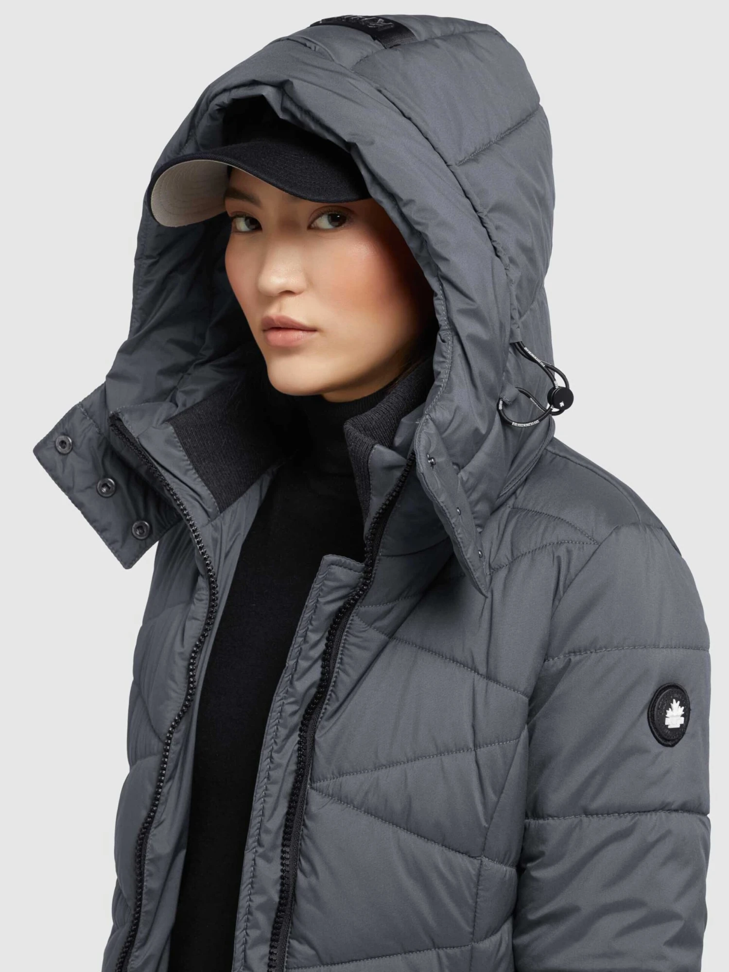 Khujo Manteaux De Mi-saison Manteau Mi-saison Fitt Light Femme Gris Foncé 7 Khujo Manteaux De Mi-saison Manteau Mi-saison Fitt Light Femme Gris Foncé - Image 7