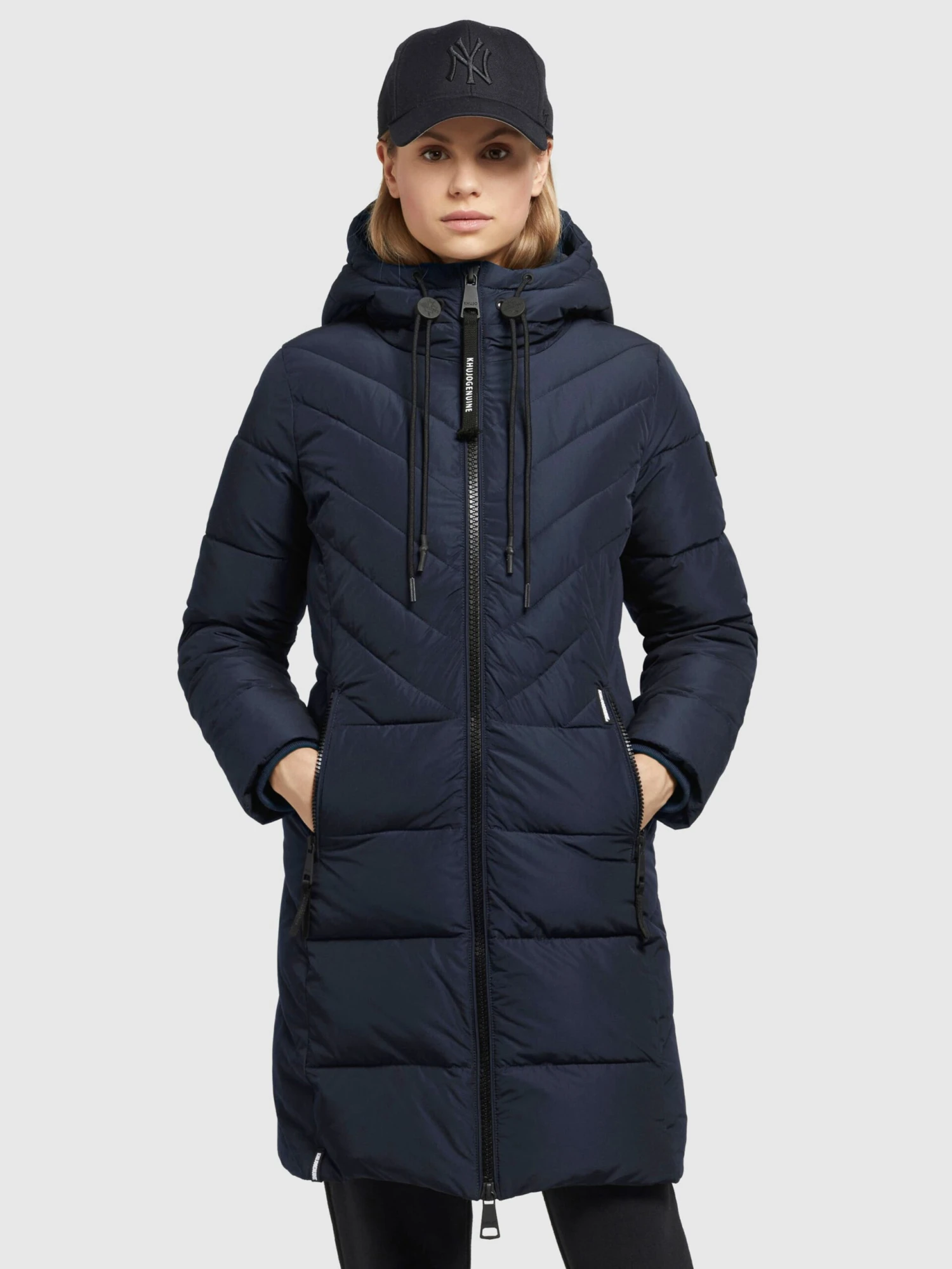 Khujo Manteaux De Mi-saison Manteau Mi-saison Mugg Femme Bleu Marine 2 Khujo Manteaux De Mi-saison Manteau Mi-saison Mugg Femme Bleu Marine - Image 2