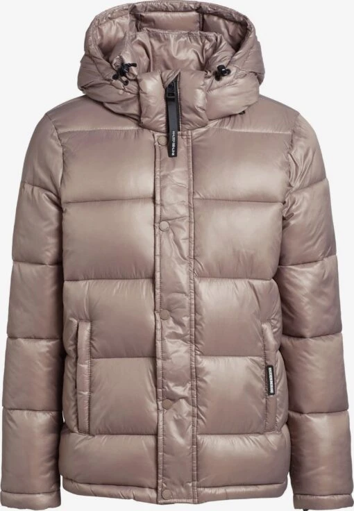 Khujo Vestes Dhiver Veste D’hiver Gerda Shiny Femme Beige