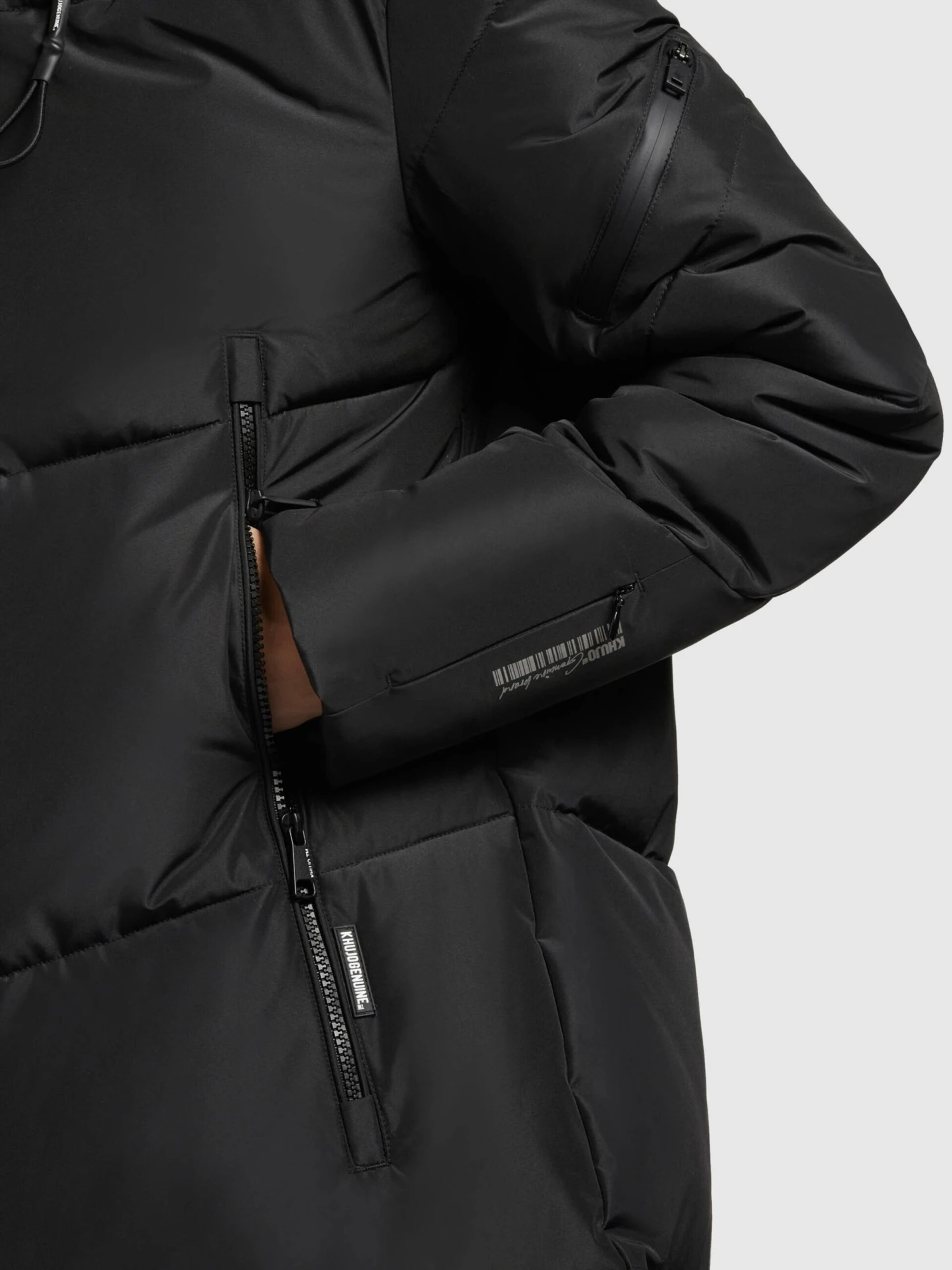 Khujo Manteaux De Mi-saison Manteau Mi-saison Sonje3 Femme Noir 8 Khujo Manteaux De Mi-saison Manteau Mi-saison Sonje3 Femme Noir - Image 8