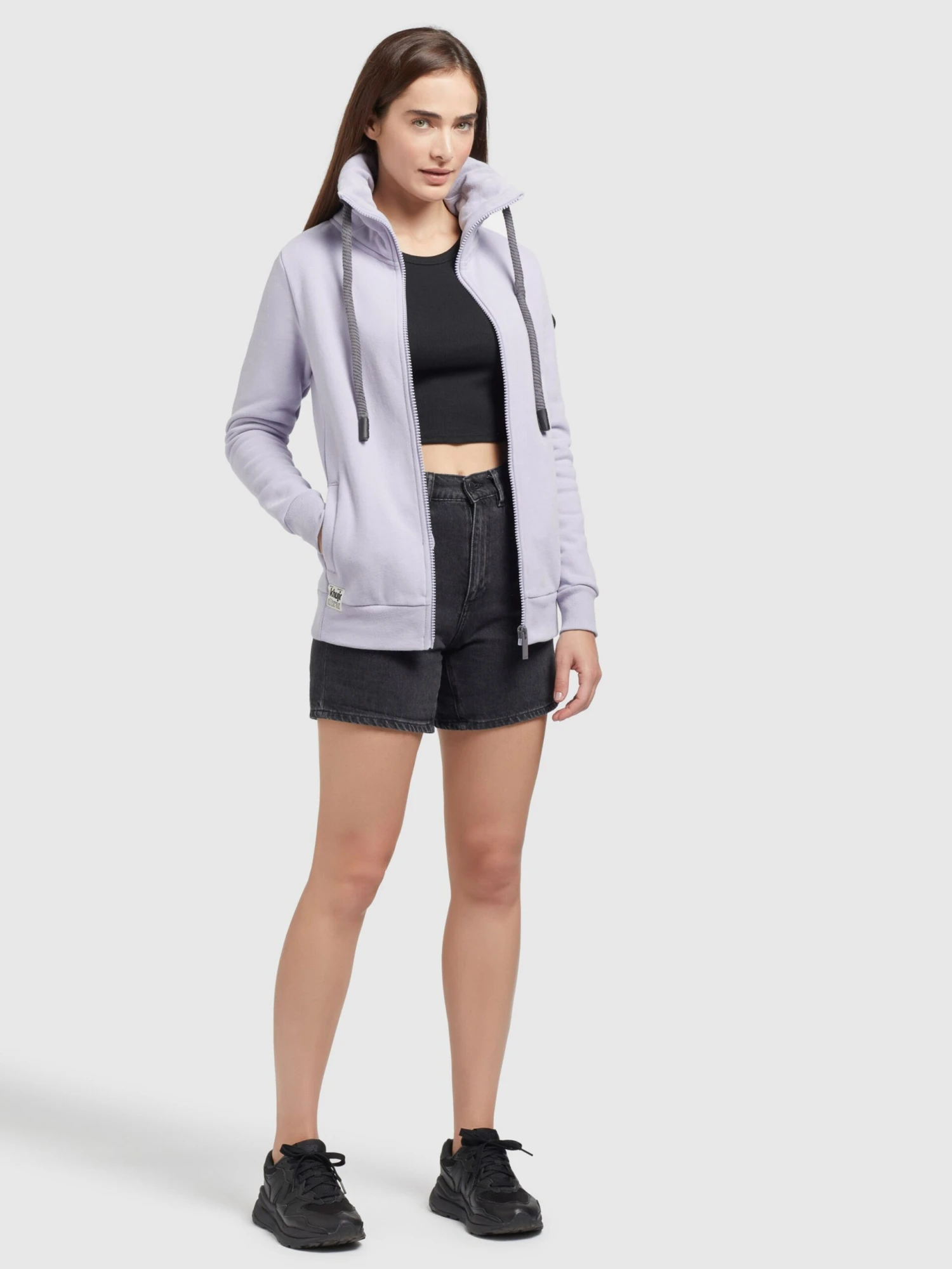Khujo Sweats Zippés Veste De Survêtement Totsta Femme Lavande 6 Khujo Sweats Zippés Veste De Survêtement Totsta Femme Lavande - Image 6