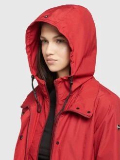 Khujo Parkas Parka Mi-saison FELINA Femme Rouge 14 Khujo Parkas Parka Mi-saison FELINA Femme Rouge -Khujo Boutique 97d8dfa7cb5b62f5d96aa2aa2fba65aa