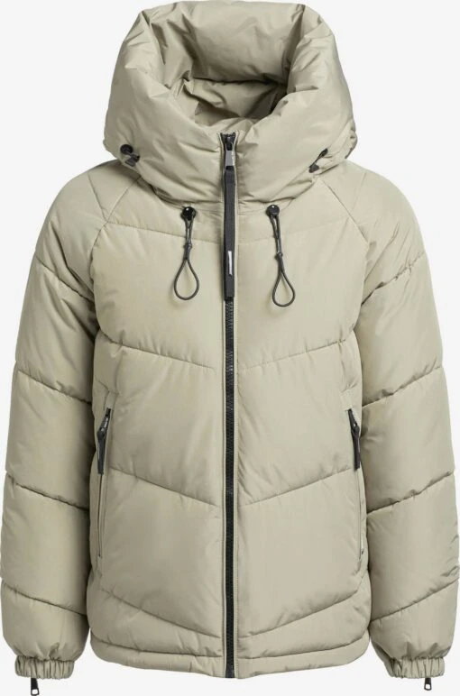 Khujo Vestes Dhiver Veste D’hiver Esila 3 Femme Vert Clair