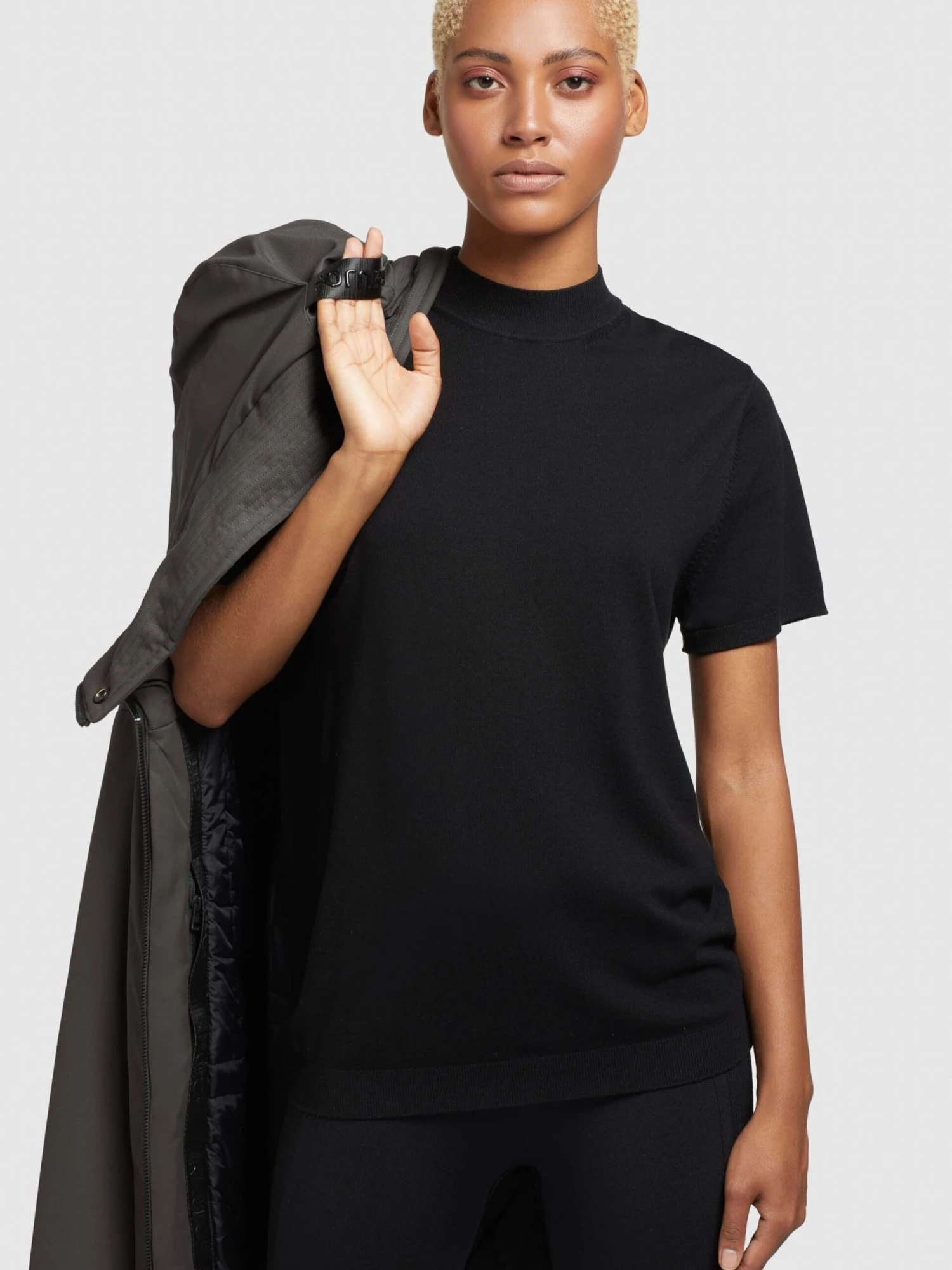 Khujo Manteaux De Mi-saison Manteau Mi-saison LISAD Femme Gris Foncé 8 Khujo Manteaux De Mi-saison Manteau Mi-saison LISAD Femme Gris Foncé - Image 8