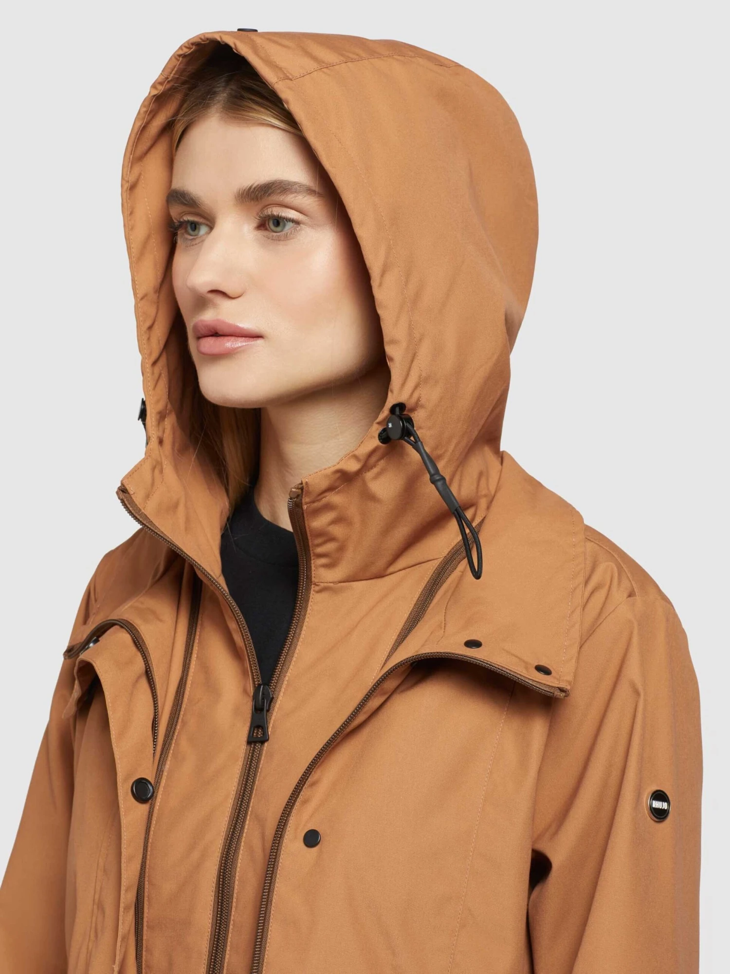 Khujo Parkas Parka Mi-saison FELINA Femme Camel 8 Khujo Parkas Parka Mi-saison FELINA Femme Camel - Image 8