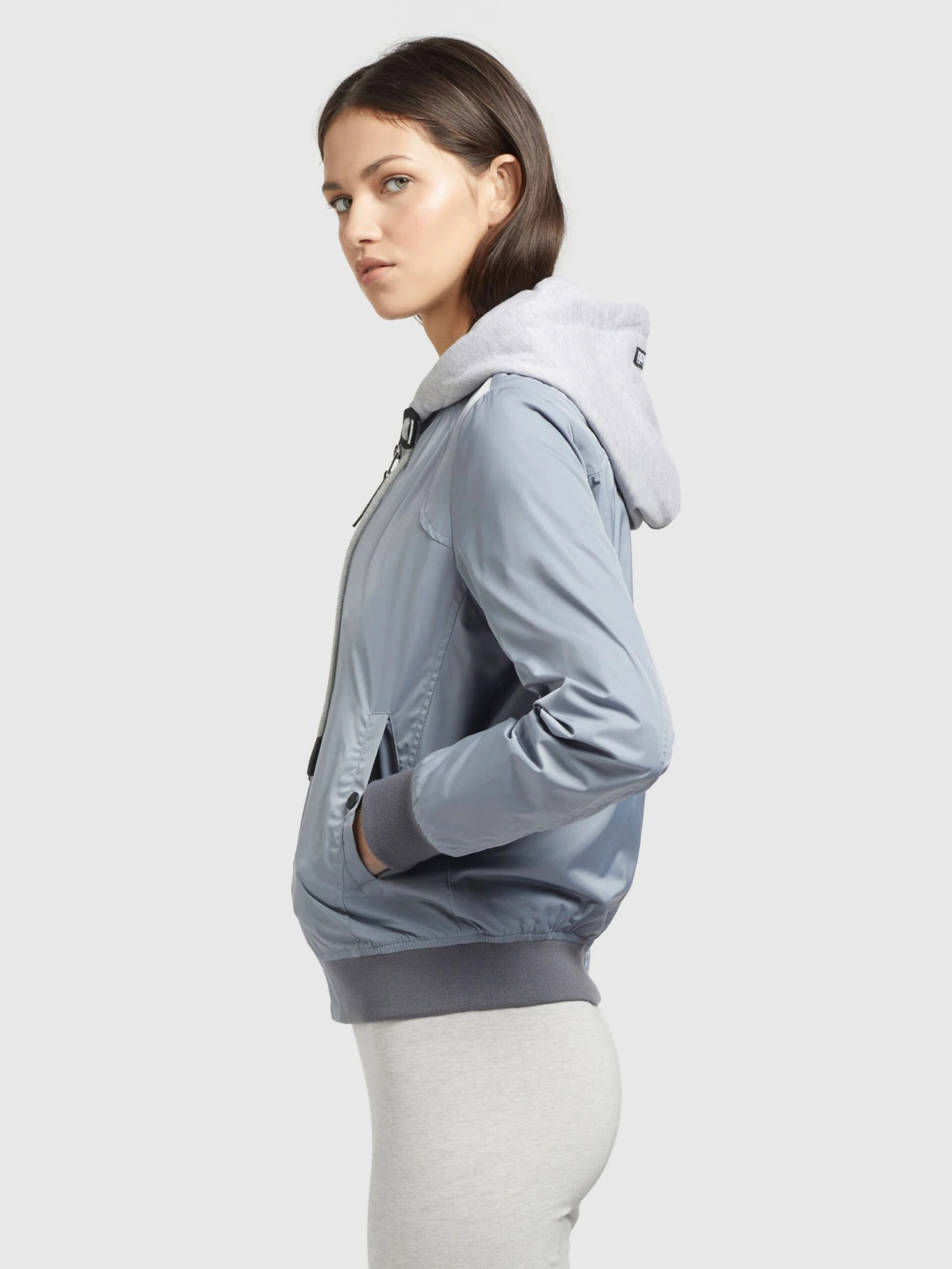 Khujo Vestes De Mi-saison Veste Mi-saison PERSEE Femme Bleu Clair / Gris 6 Khujo Vestes De Mi-saison Veste Mi-saison PERSEE Femme Bleu Clair / Gris - Image 6