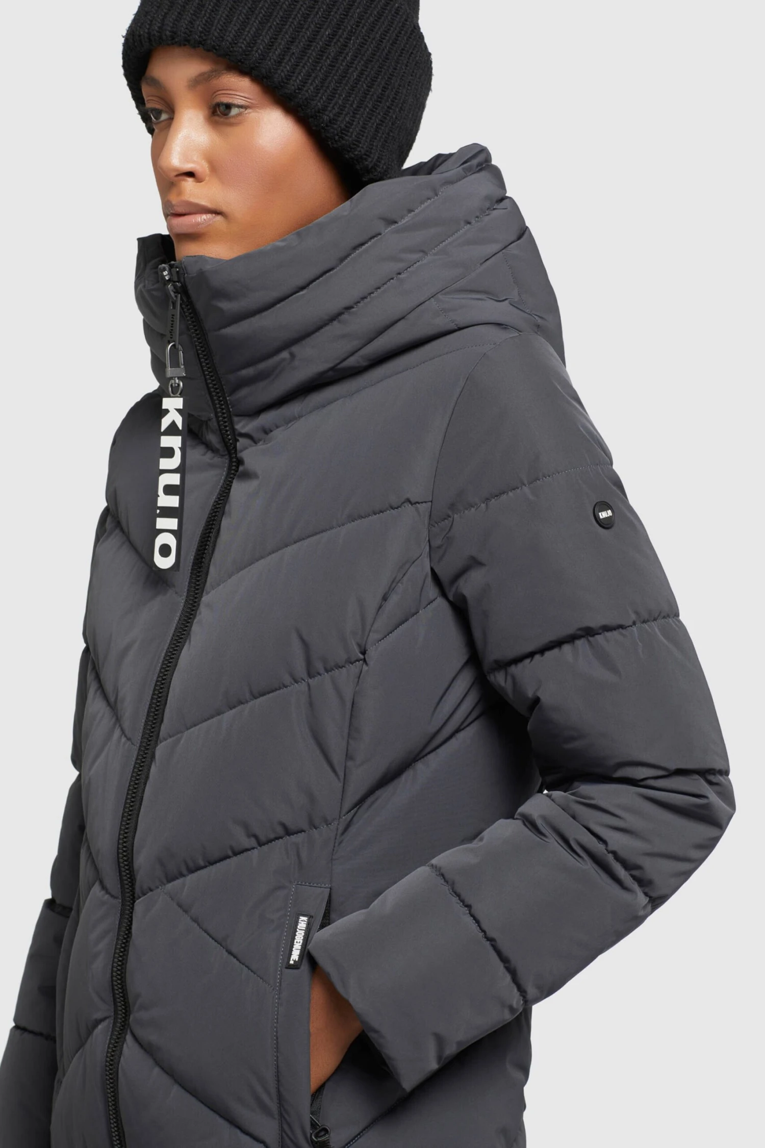 Khujo Manteaux Dhiver Manteau D’hiver Formin Femme Graphite 7 Khujo Manteaux Dhiver Manteau D’hiver Formin Femme Graphite - Image 7