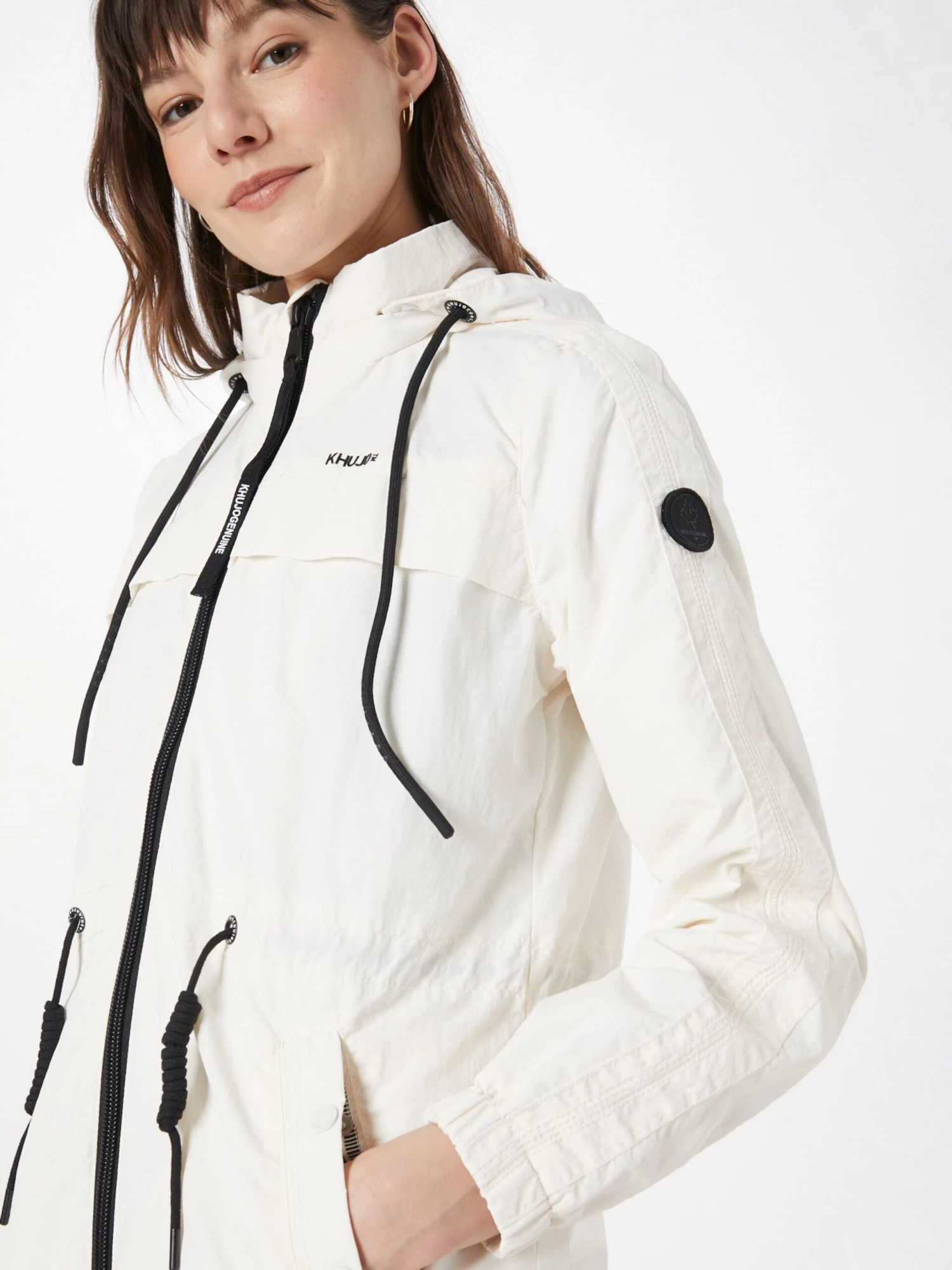 Khujo Manteaux De Mi-saison Manteau Mi-saison VOYA3 Femme Blanc 5 Khujo Manteaux De Mi-saison Manteau Mi-saison VOYA3 Femme Blanc - Image 5