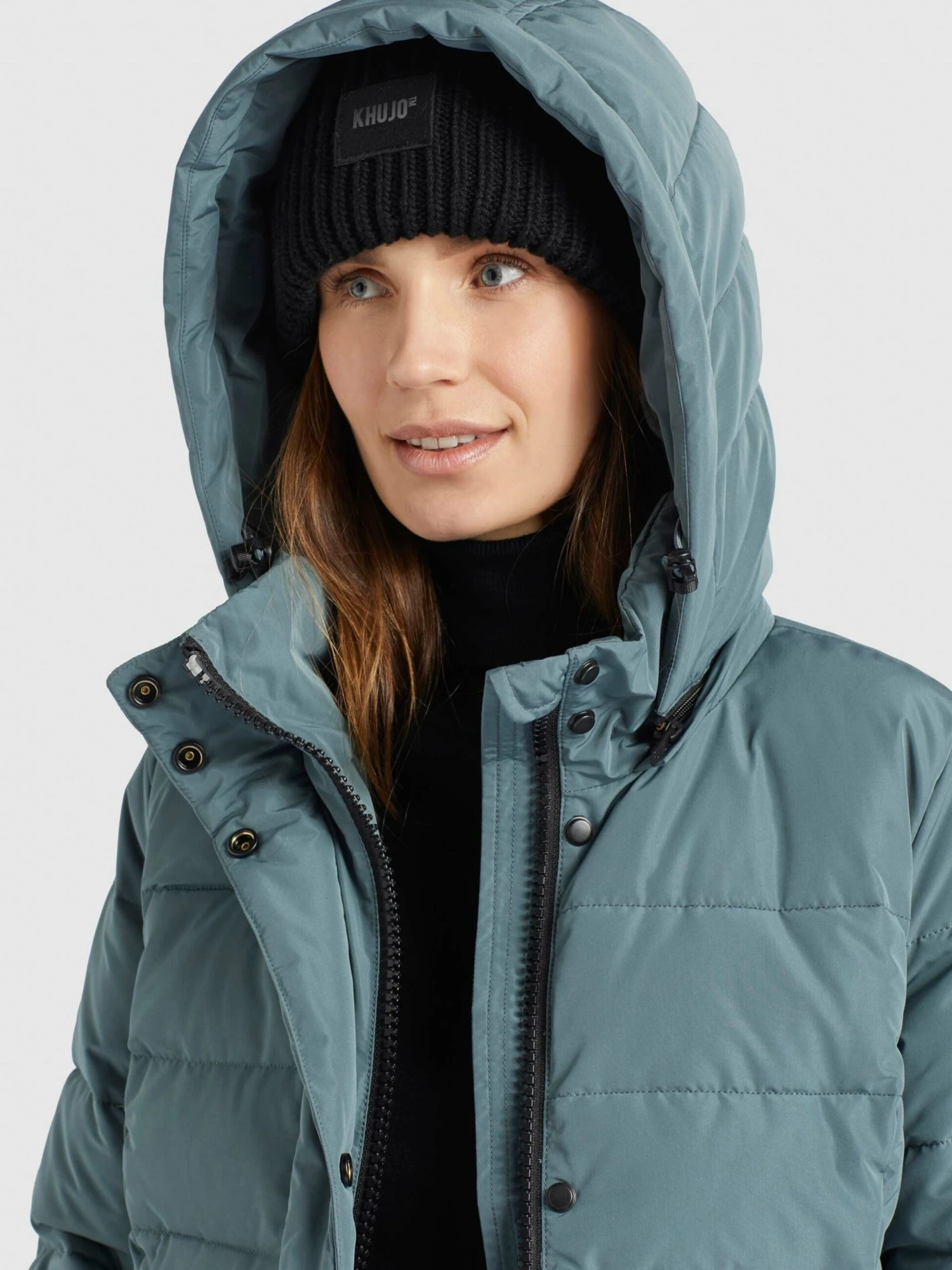 Khujo Manteaux Dhiver Manteau D’hiver Delinas Femme Bleu Pastel 6 Khujo Manteaux Dhiver Manteau D’hiver Delinas Femme Bleu Pastel - Image 6