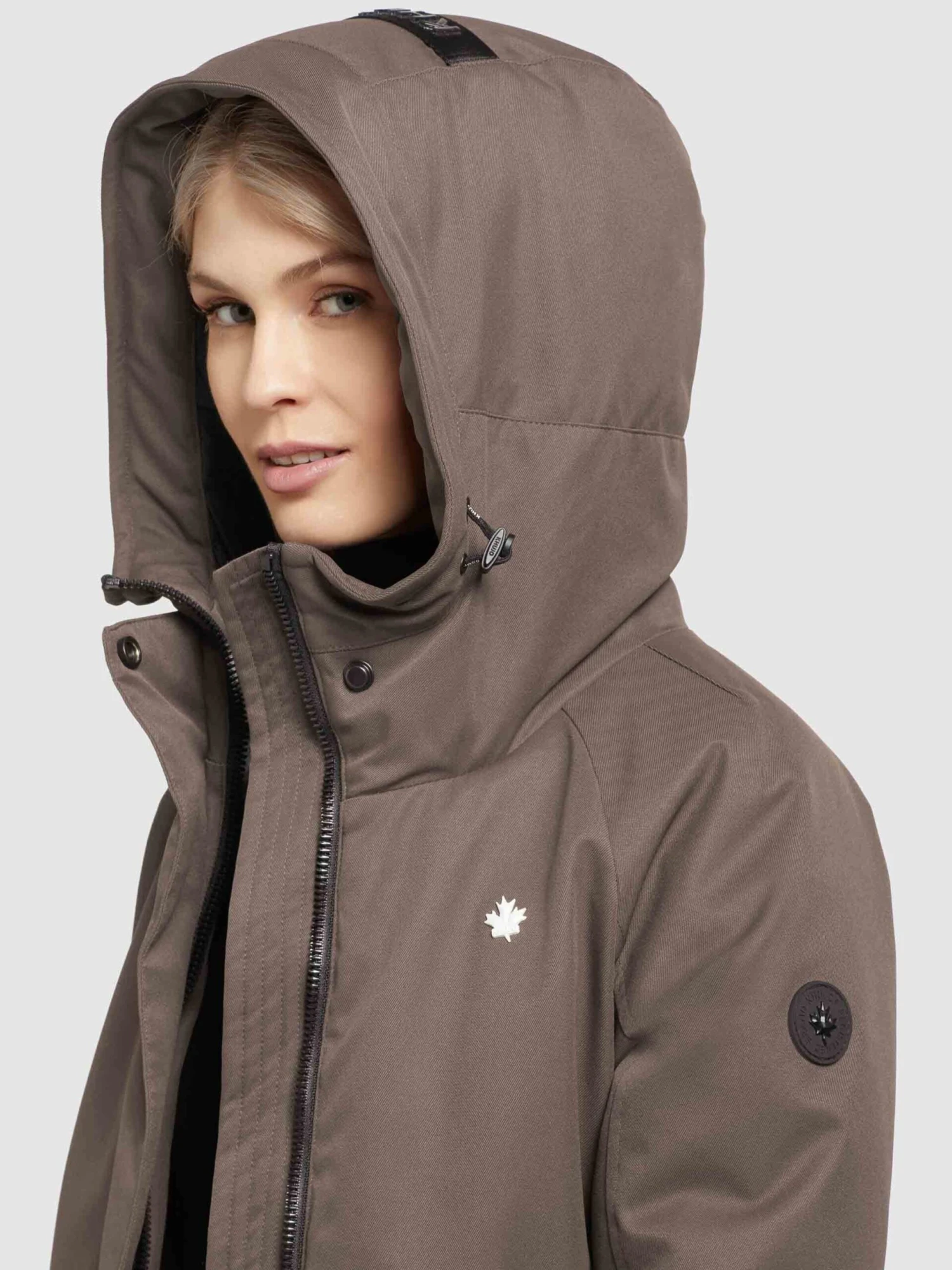 Khujo Parkas Parka Mi-saison LARIA Femme Marron 7 Khujo Parkas Parka Mi-saison LARIA Femme Marron - Image 7