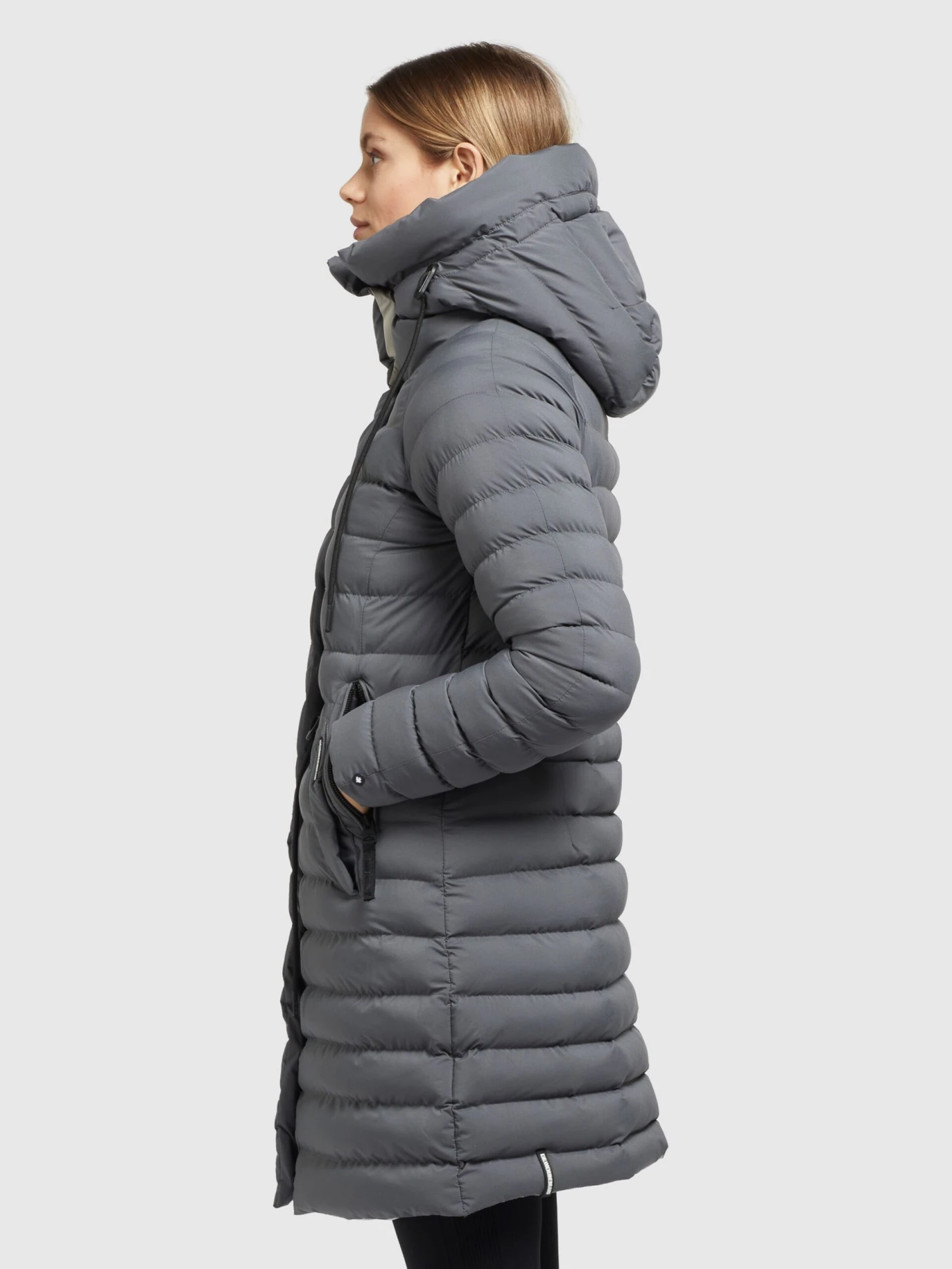 Khujo Manteaux Dhiver Manteau D’hiver Niana Femme Anthracite 5 Khujo Manteaux Dhiver Manteau D’hiver Niana Femme Anthracite - Image 5