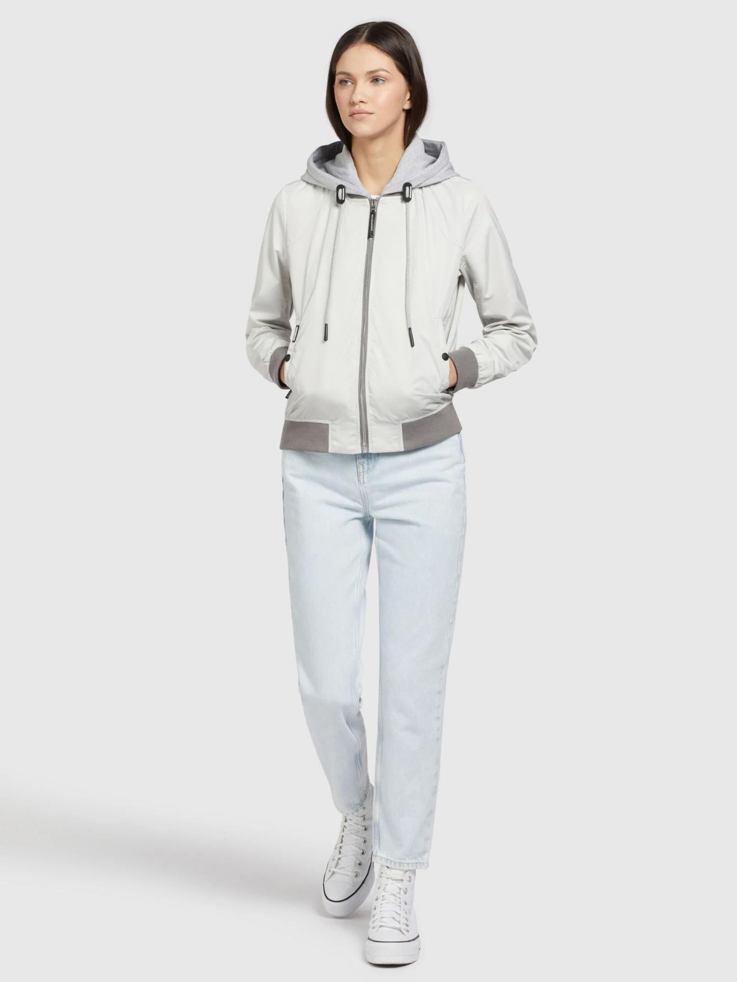 Khujo Vestes De Mi-saison Veste Mi-saison Persee Femme Blanc 3 Khujo Vestes De Mi-saison Veste Mi-saison Persee Femme Blanc - Image 3