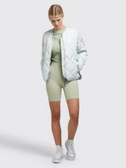 Khujo Vestes De Mi-saison Veste Mi-saison Alma Femme Vert Clair -Khujo Boutique a1084b4ffa83bc169898a441e12836eb