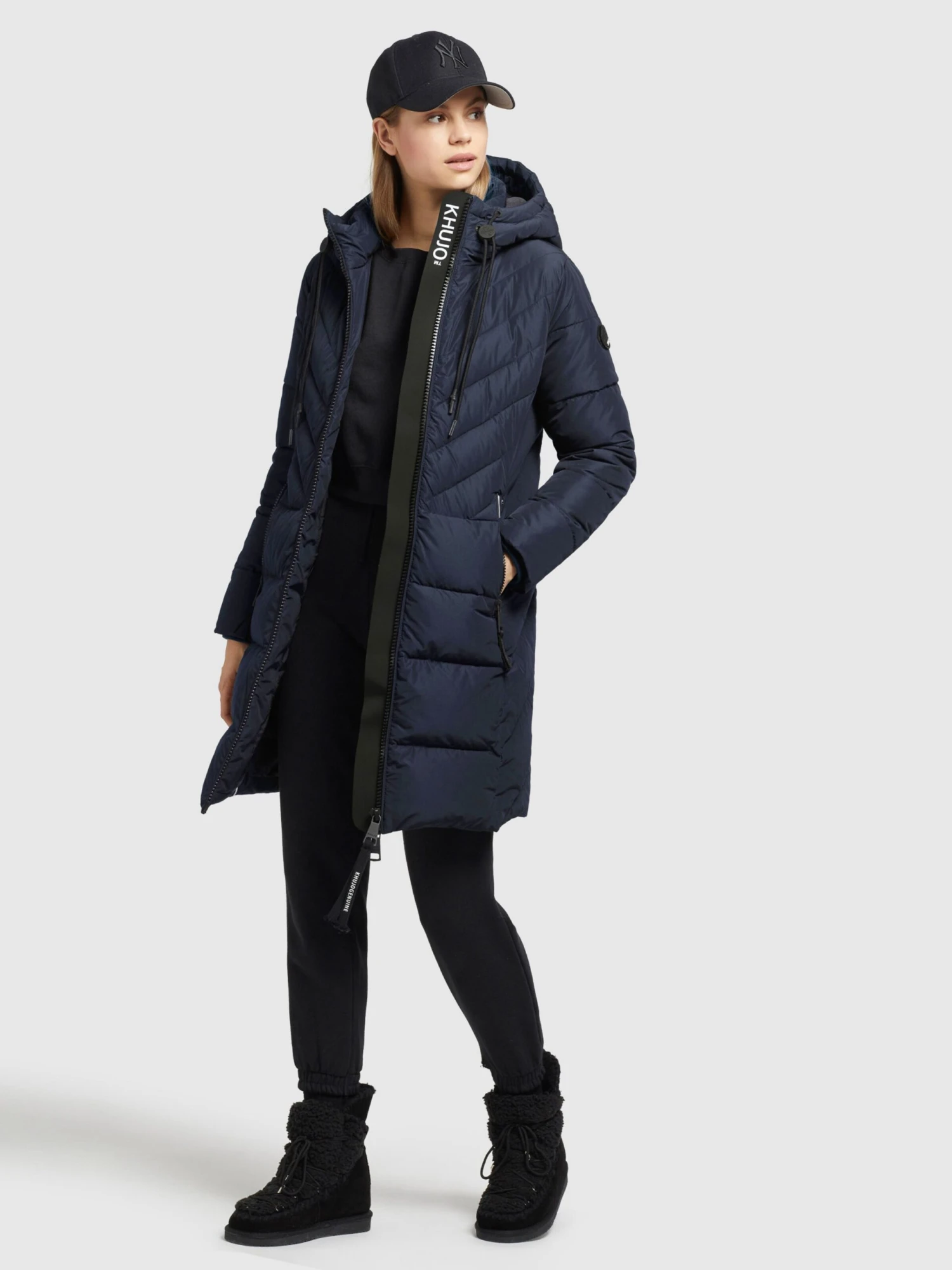 Khujo Manteaux De Mi-saison Manteau Mi-saison Mugg Femme Bleu Marine 6 Khujo Manteaux De Mi-saison Manteau Mi-saison Mugg Femme Bleu Marine - Image 6